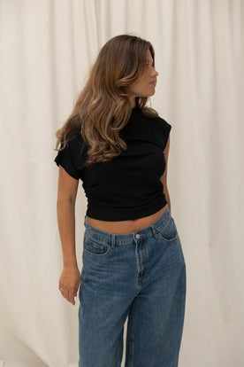 CORA TOP BLACK