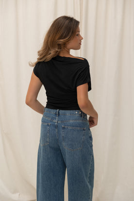 CORA TOP BLACK