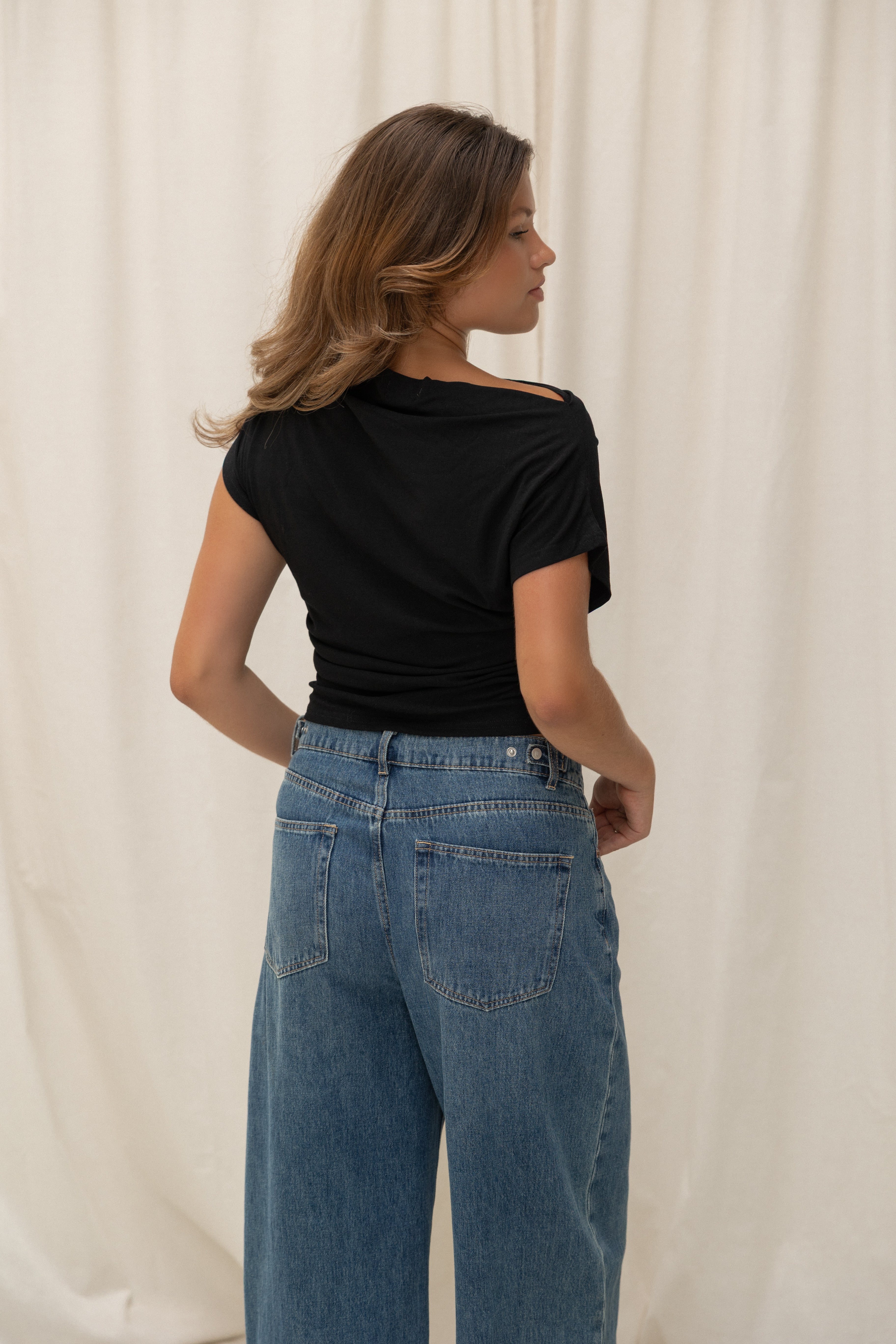 CORA TOP BLACK