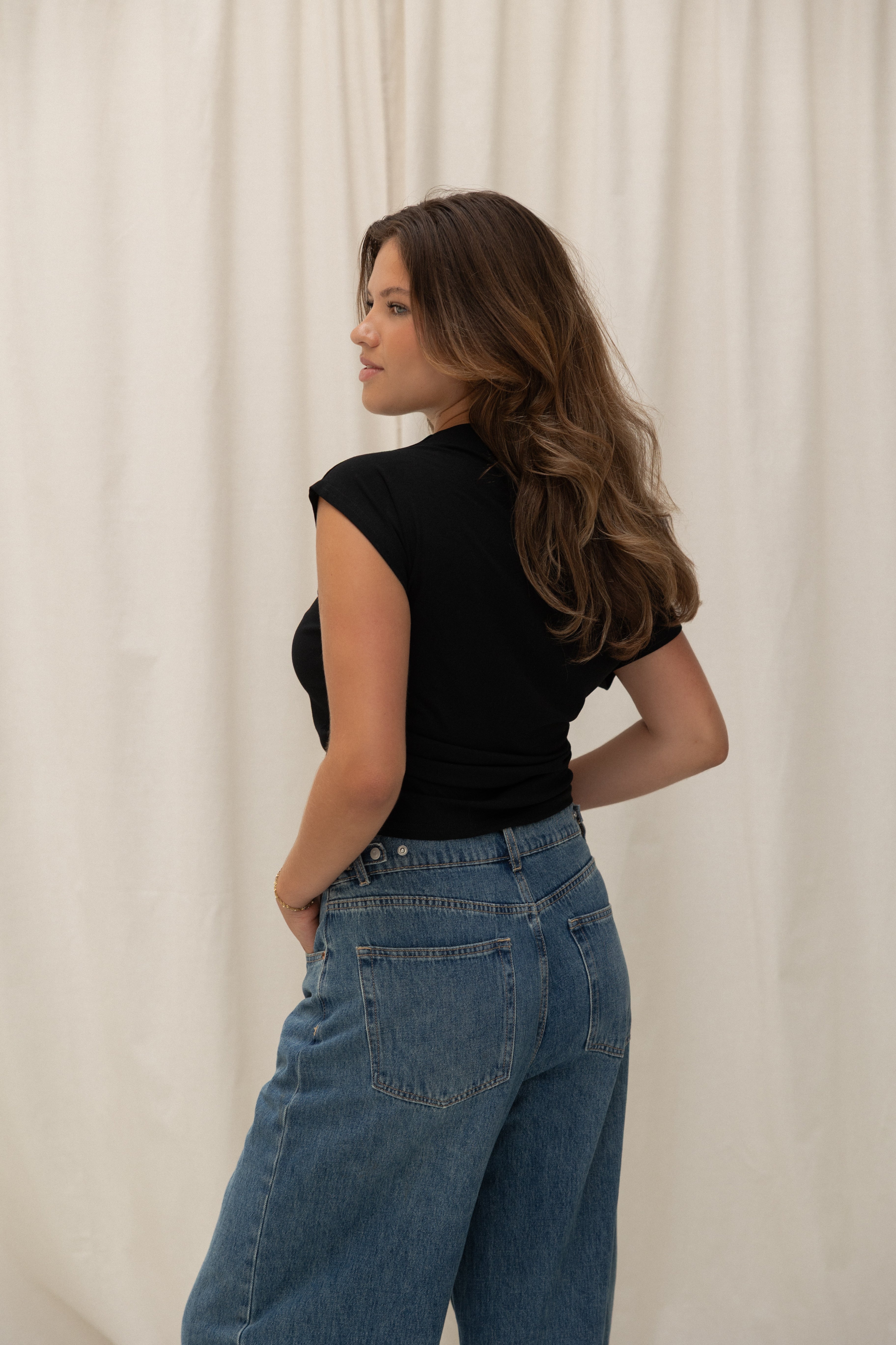 CORA TOP BLACK