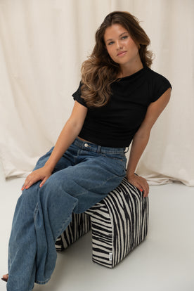 CORA TOP BLACK