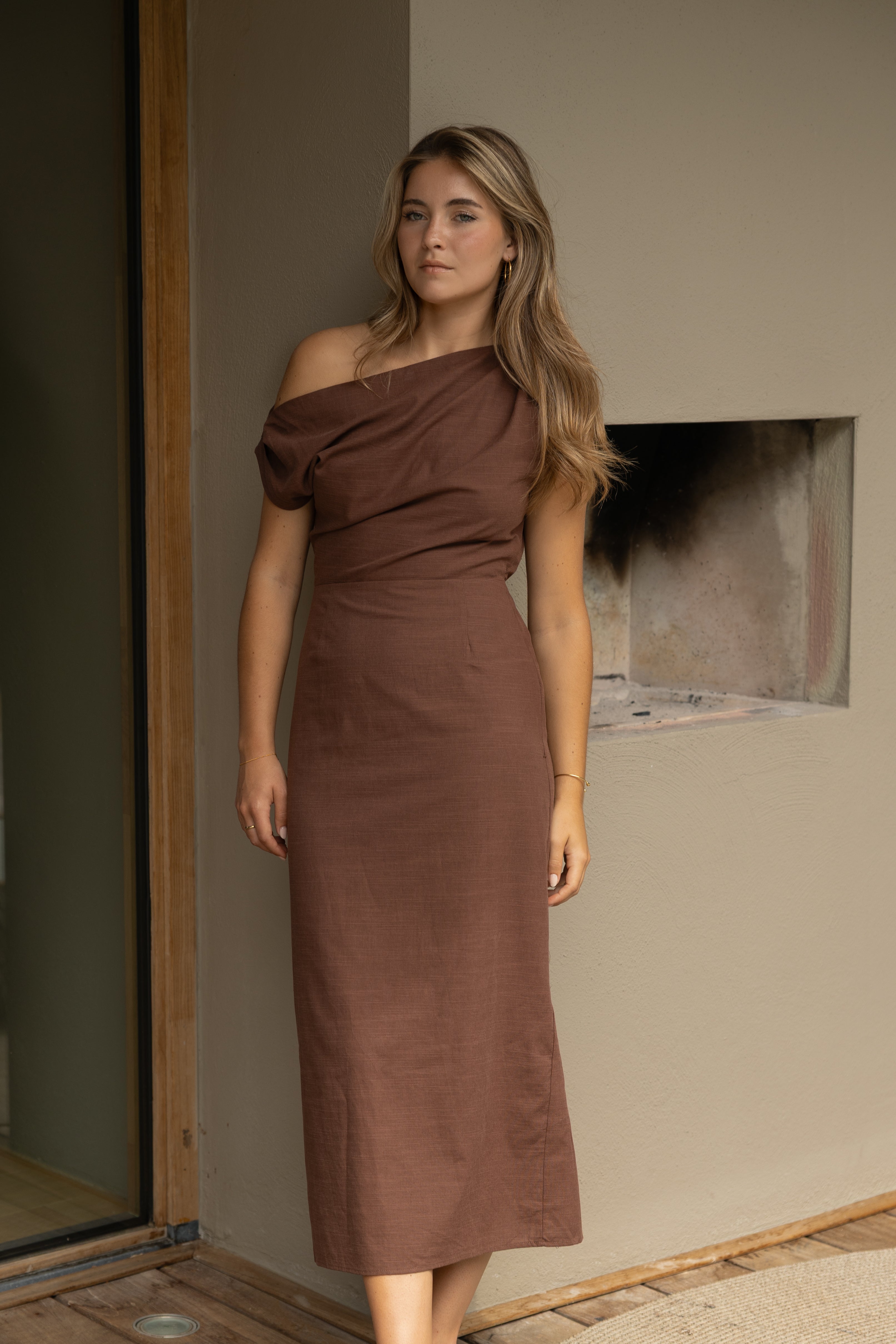 HAZEL DRESS CHOCO