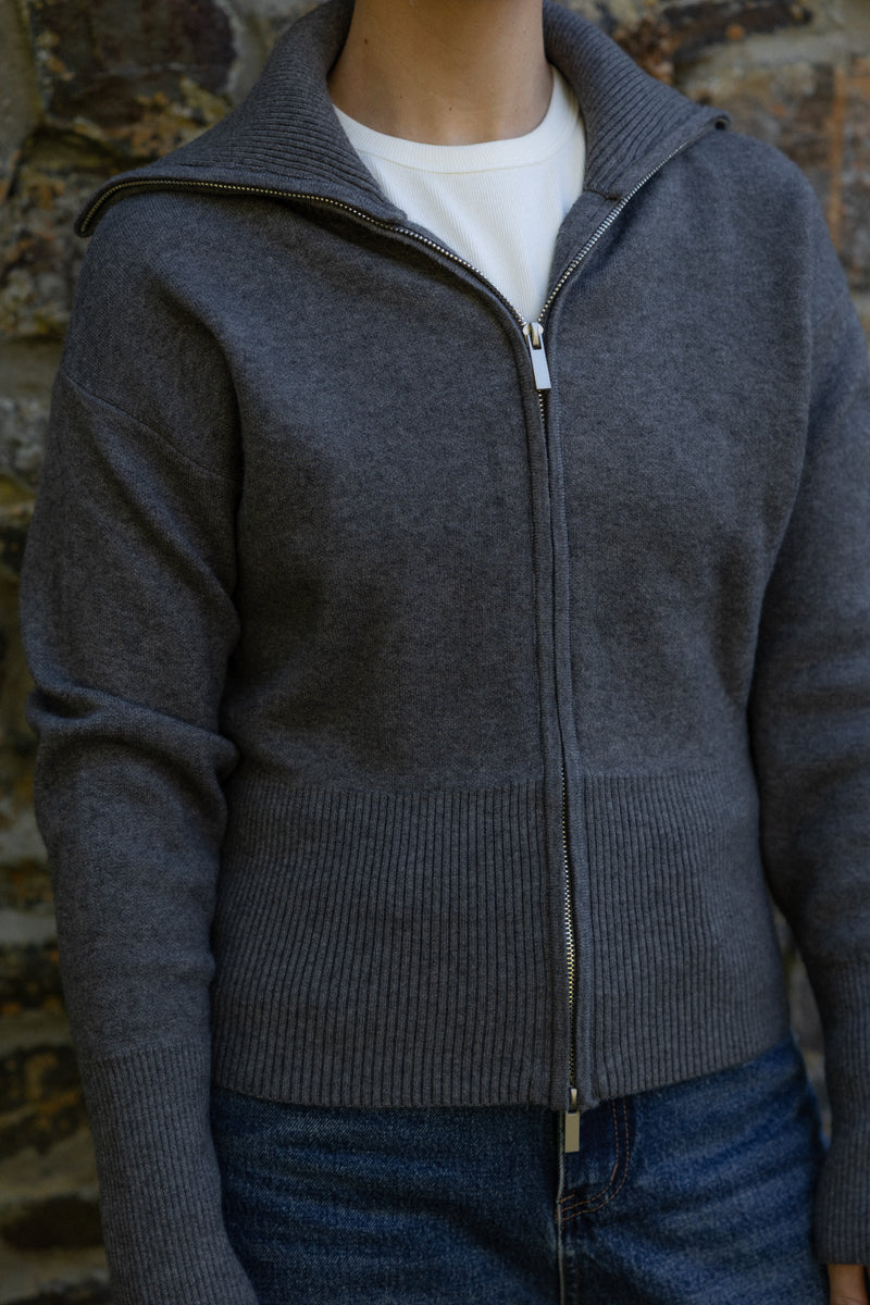 JULIET CARDIGAN GREY