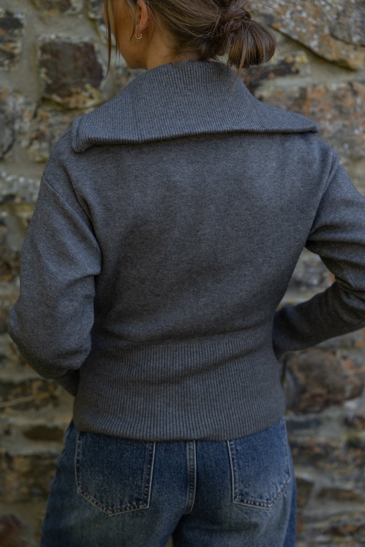 JULIET CARDIGAN GREY