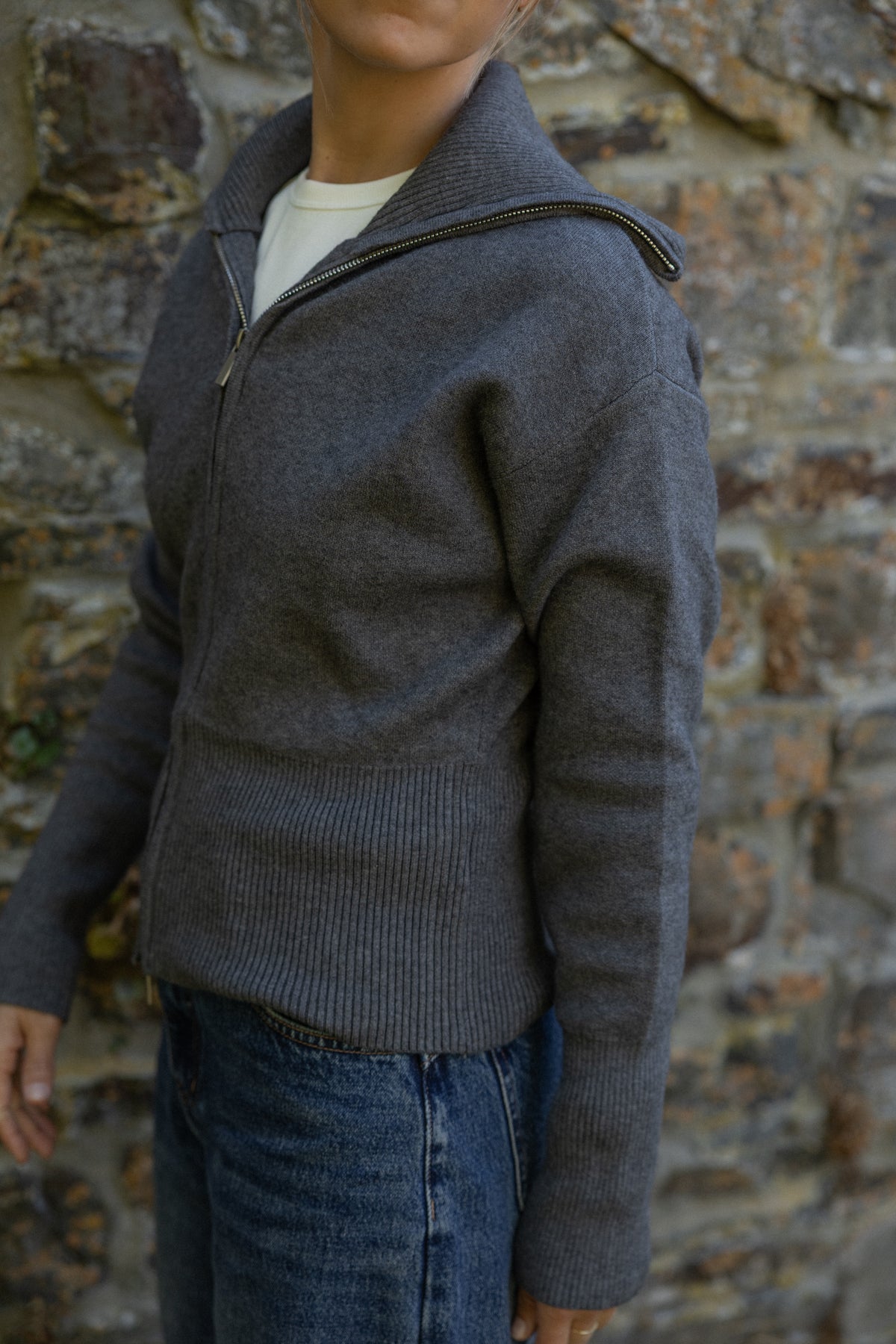 JULIET CARDIGAN GREY