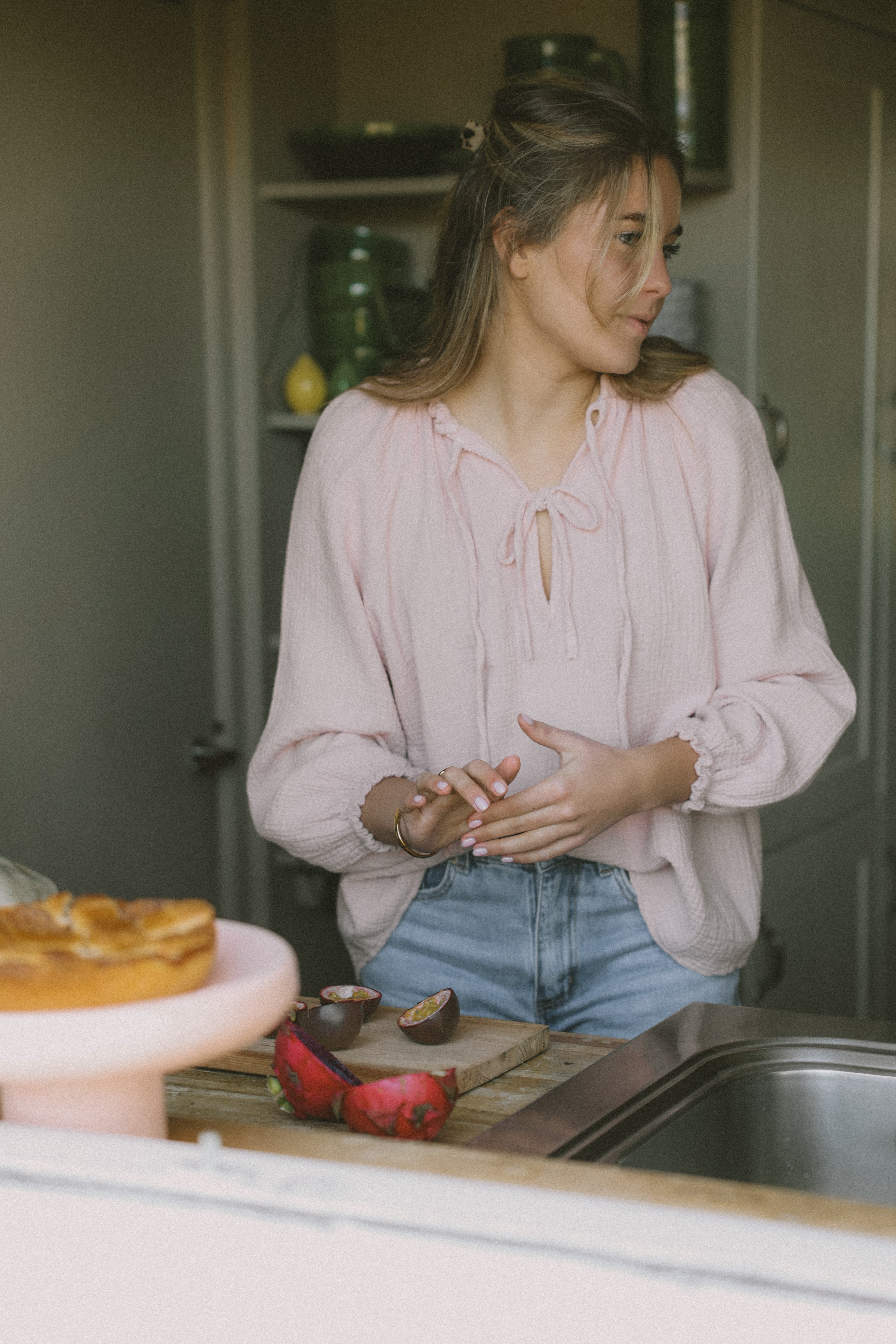 MILA BLOUSE PINK