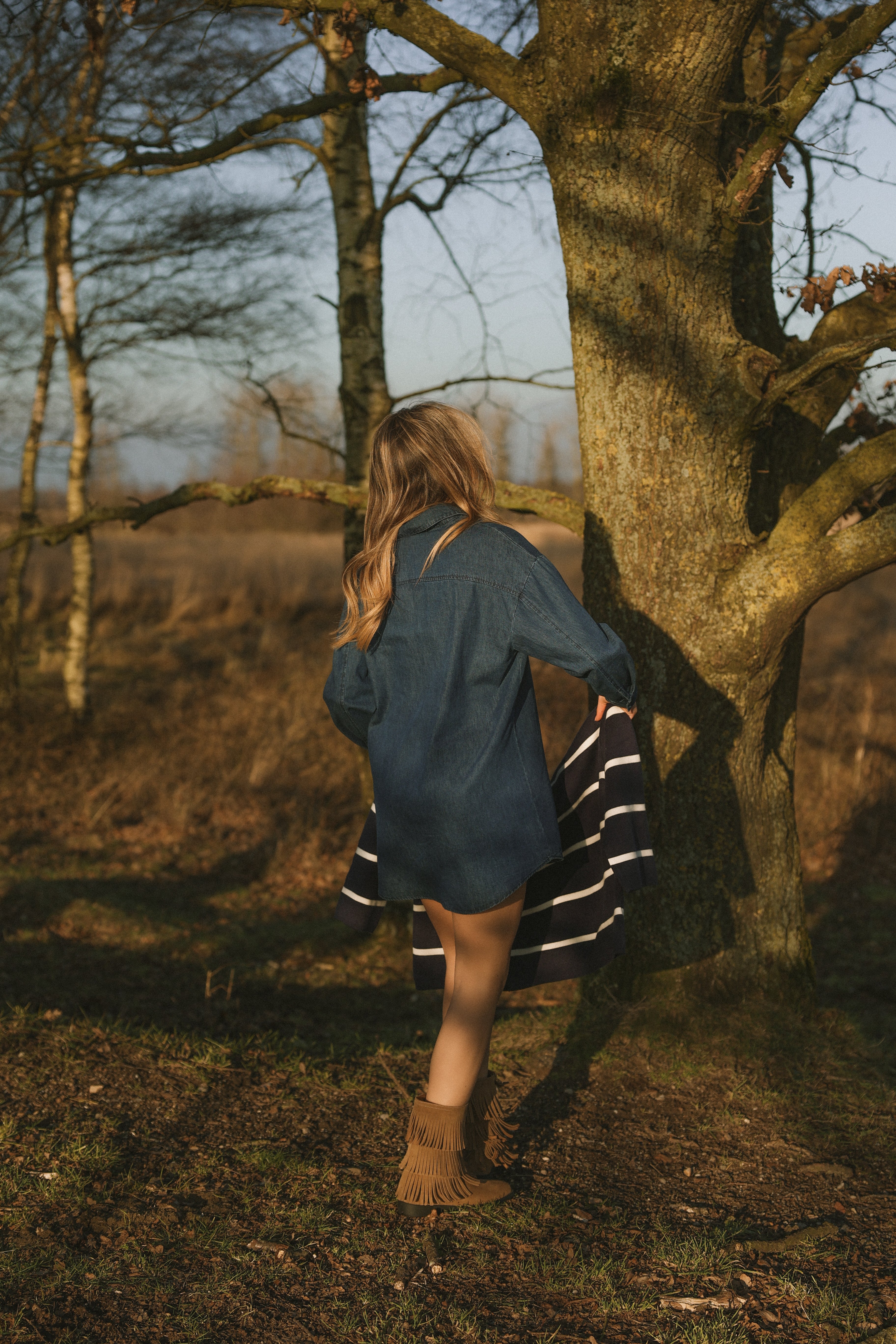 DENIM SAM DRESS