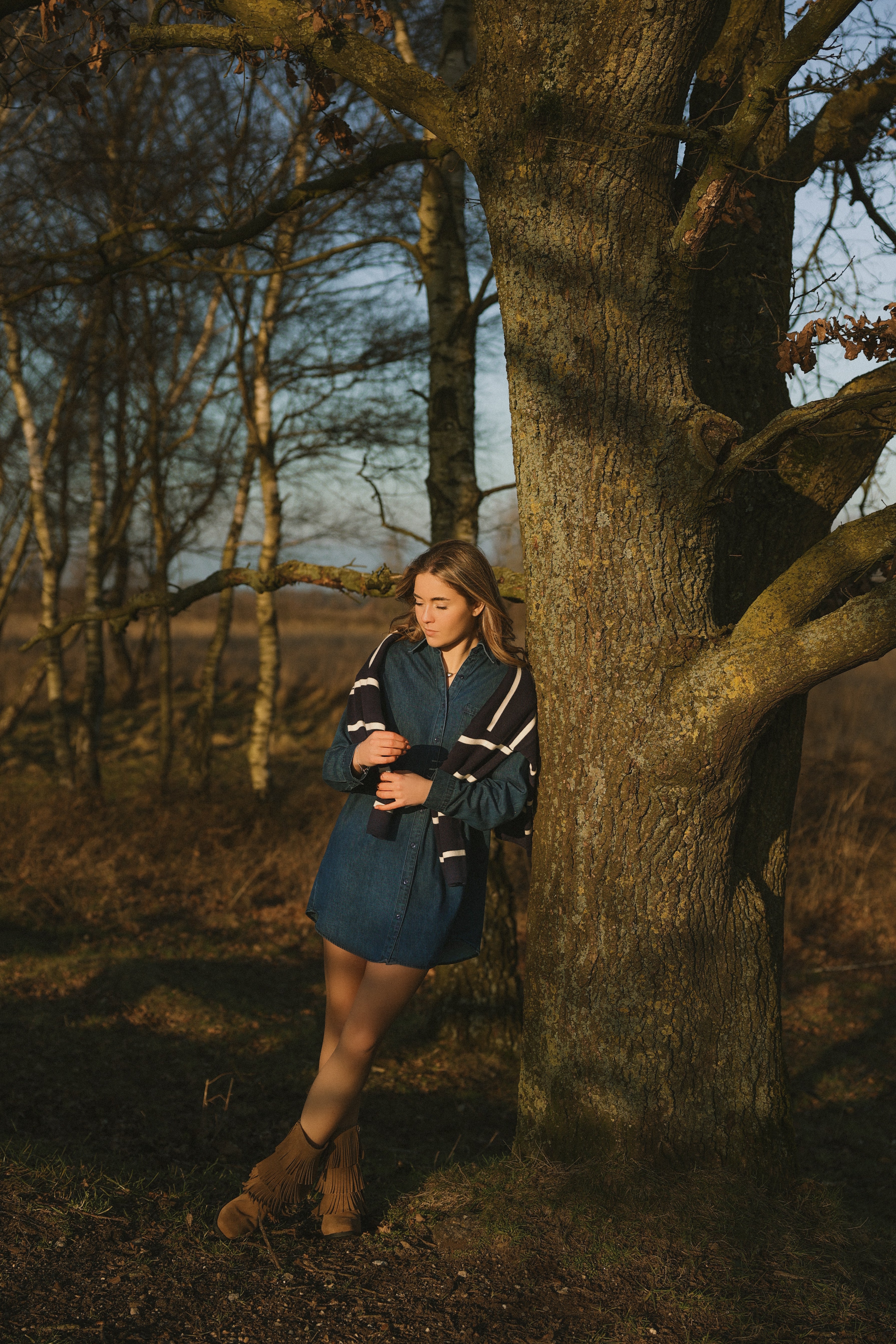 DENIM SAM DRESS