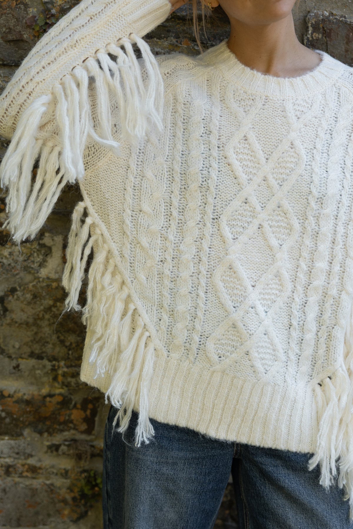 STELLA CABLE KNIT BEIGE