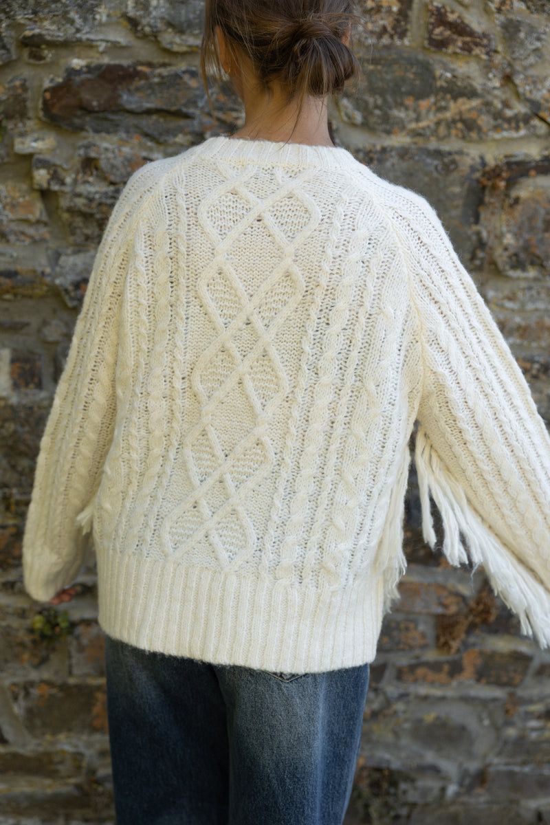 STELLA CABLE KNIT BEIGE