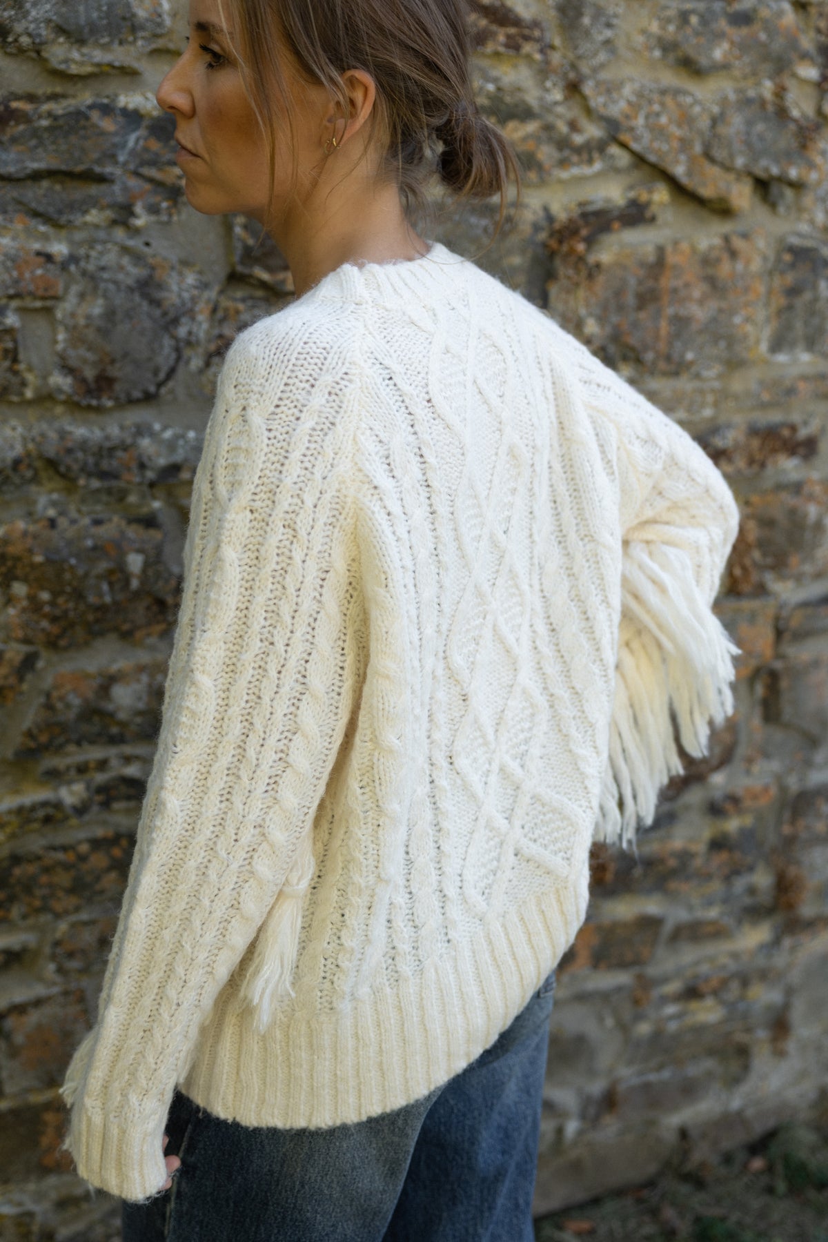 STELLA CABLE KNIT BEIGE
