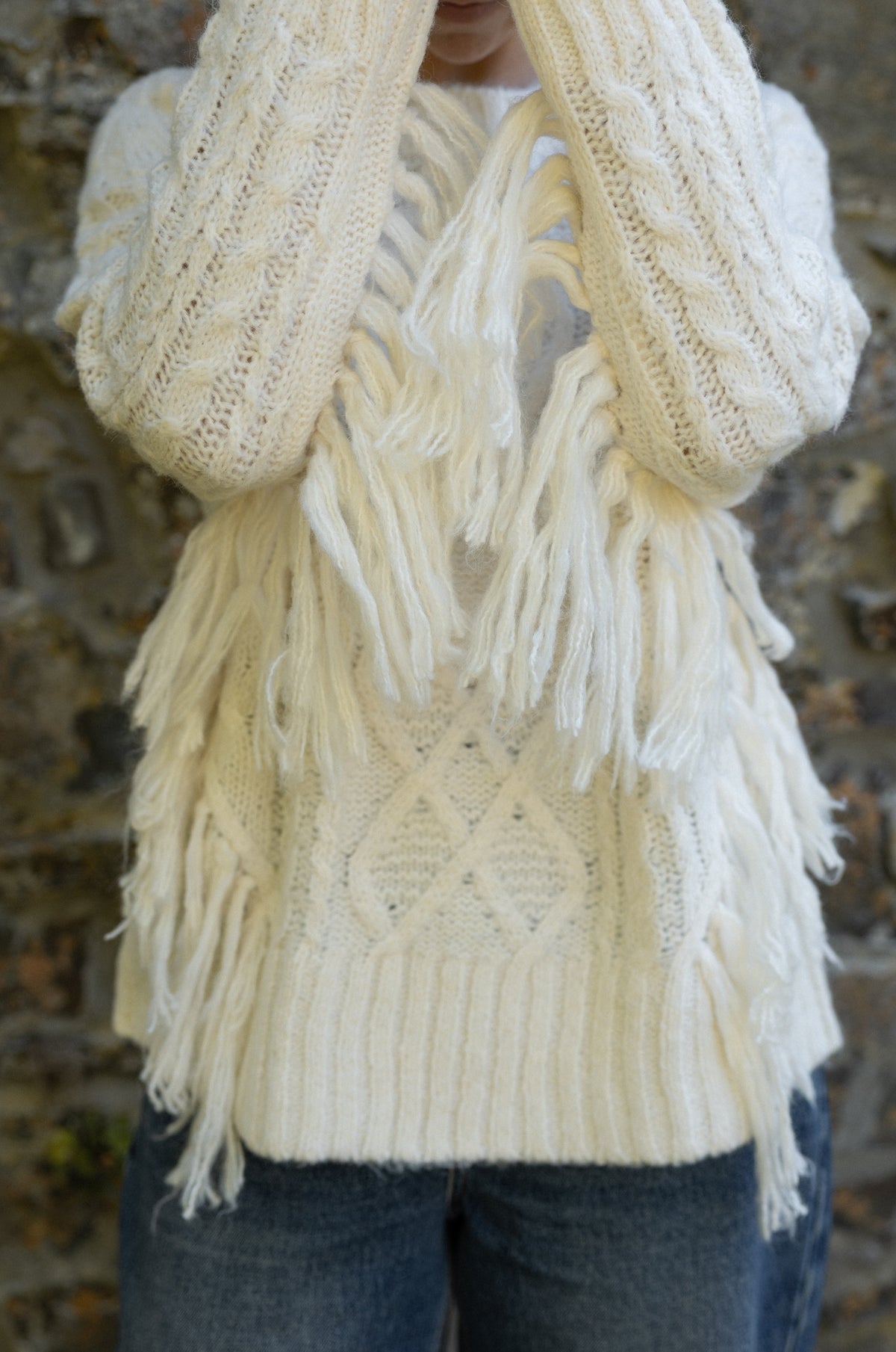 STELLA CABLE KNIT BEIGE