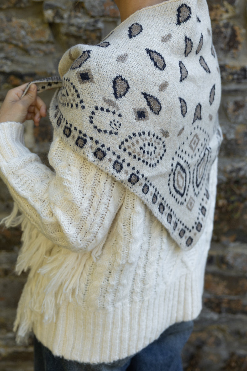 ZOÉ SCARF ECRU