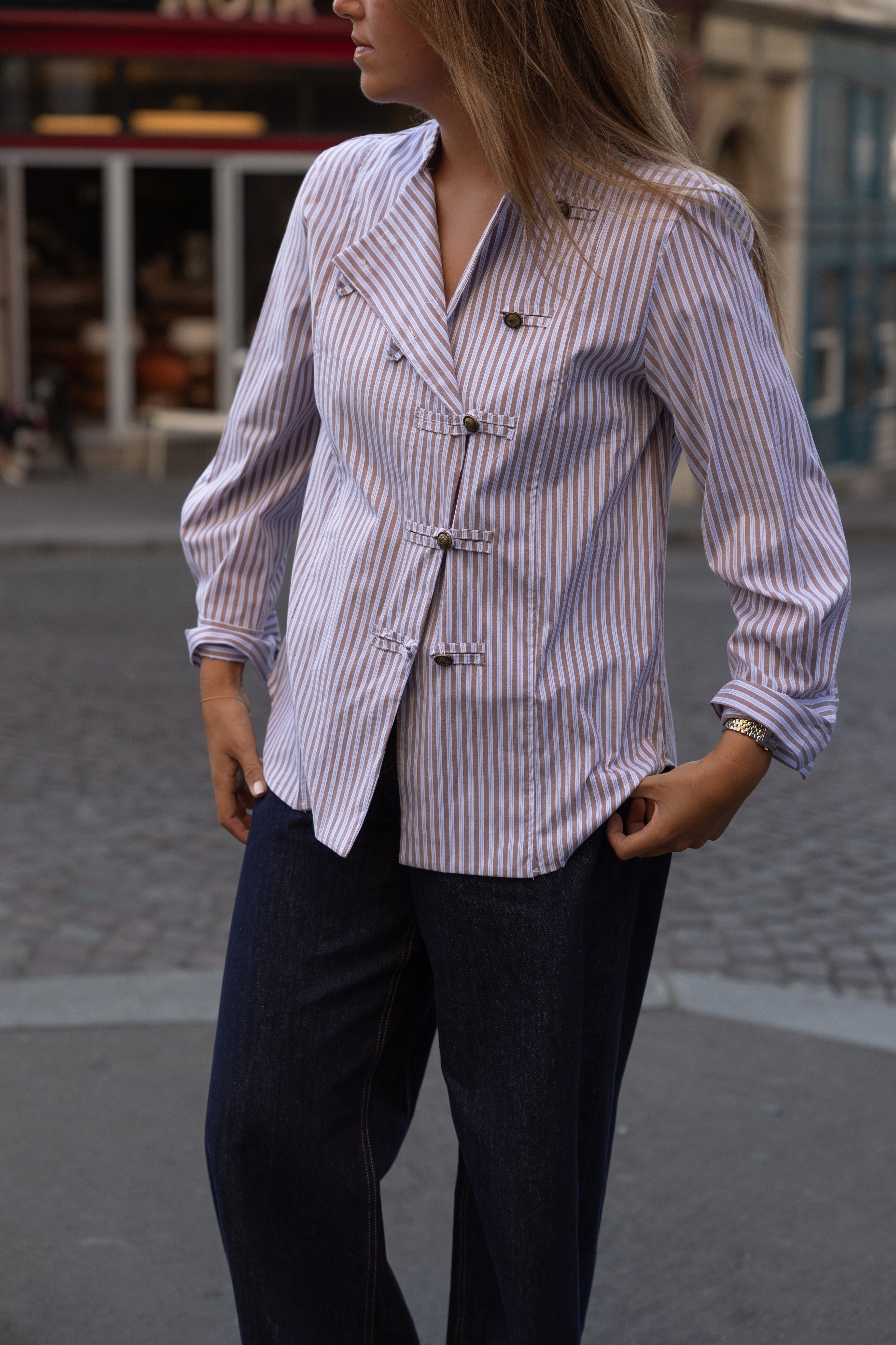 THE EVA STRIPED SHIRT