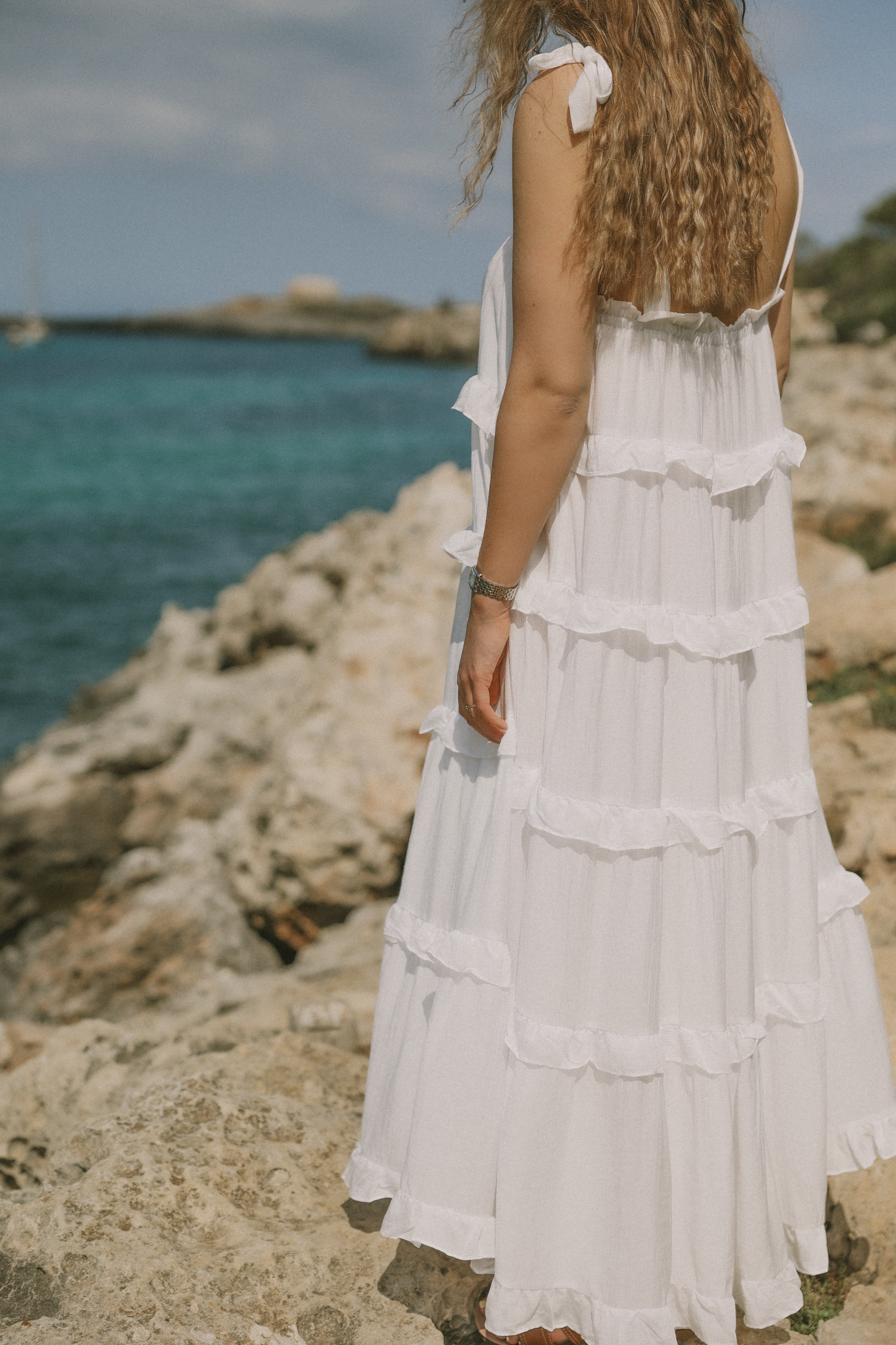 MAXI SARAH DRESS WHITE