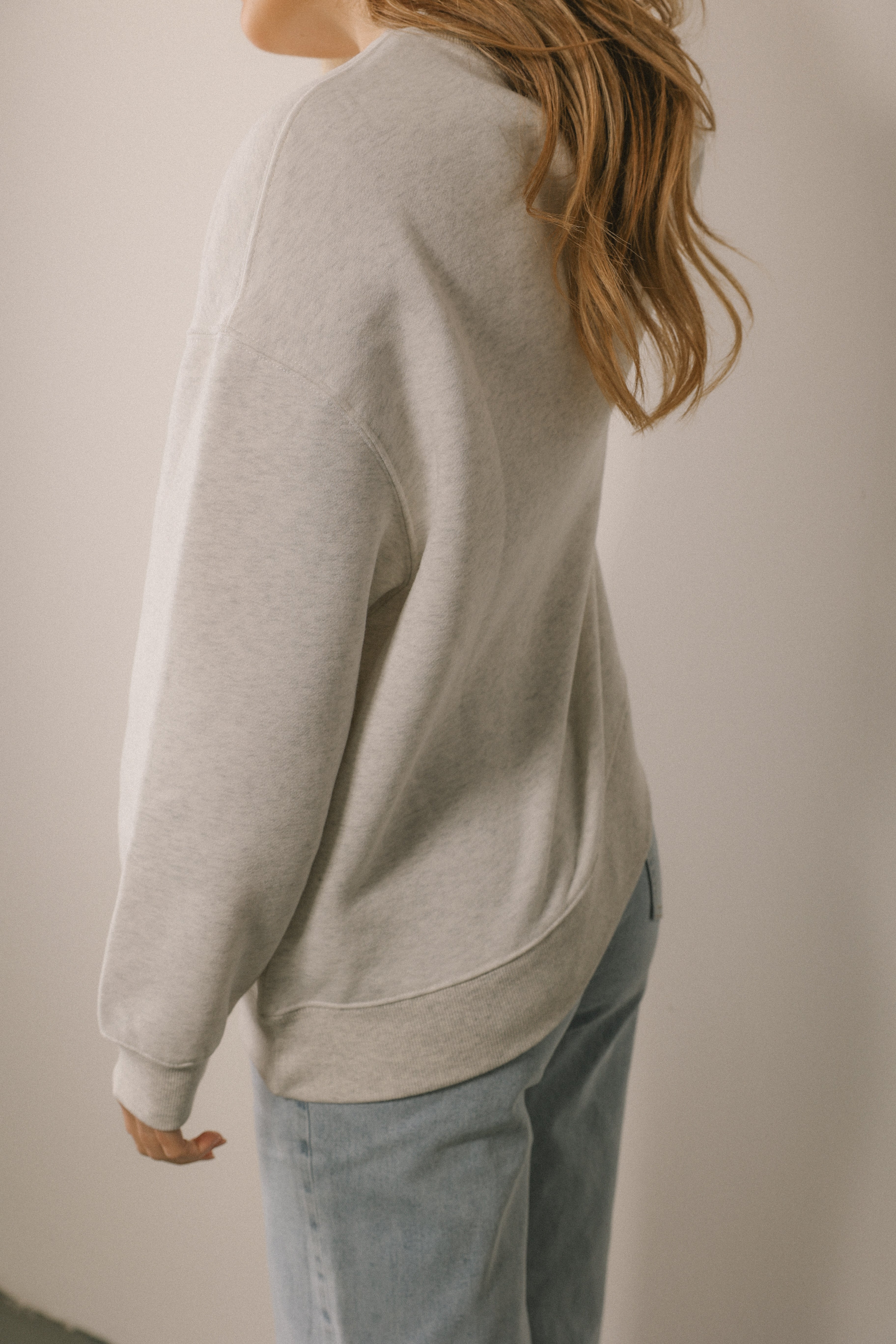 OVERSIZED SWEATER LIGHT GREY