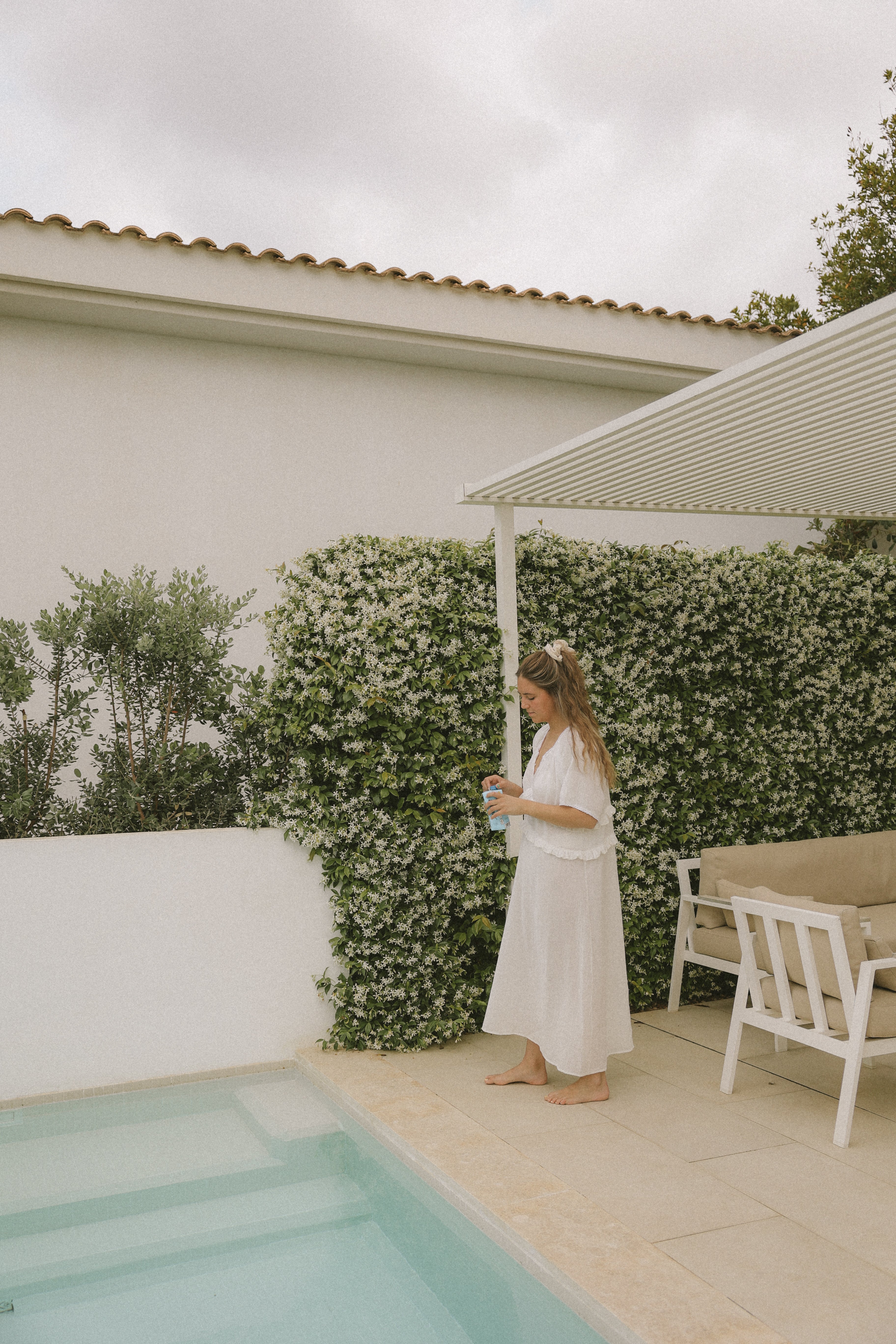 MAXI BEACH DRESS WHITE