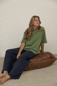OVERSIZED MABEL TEE GREEN