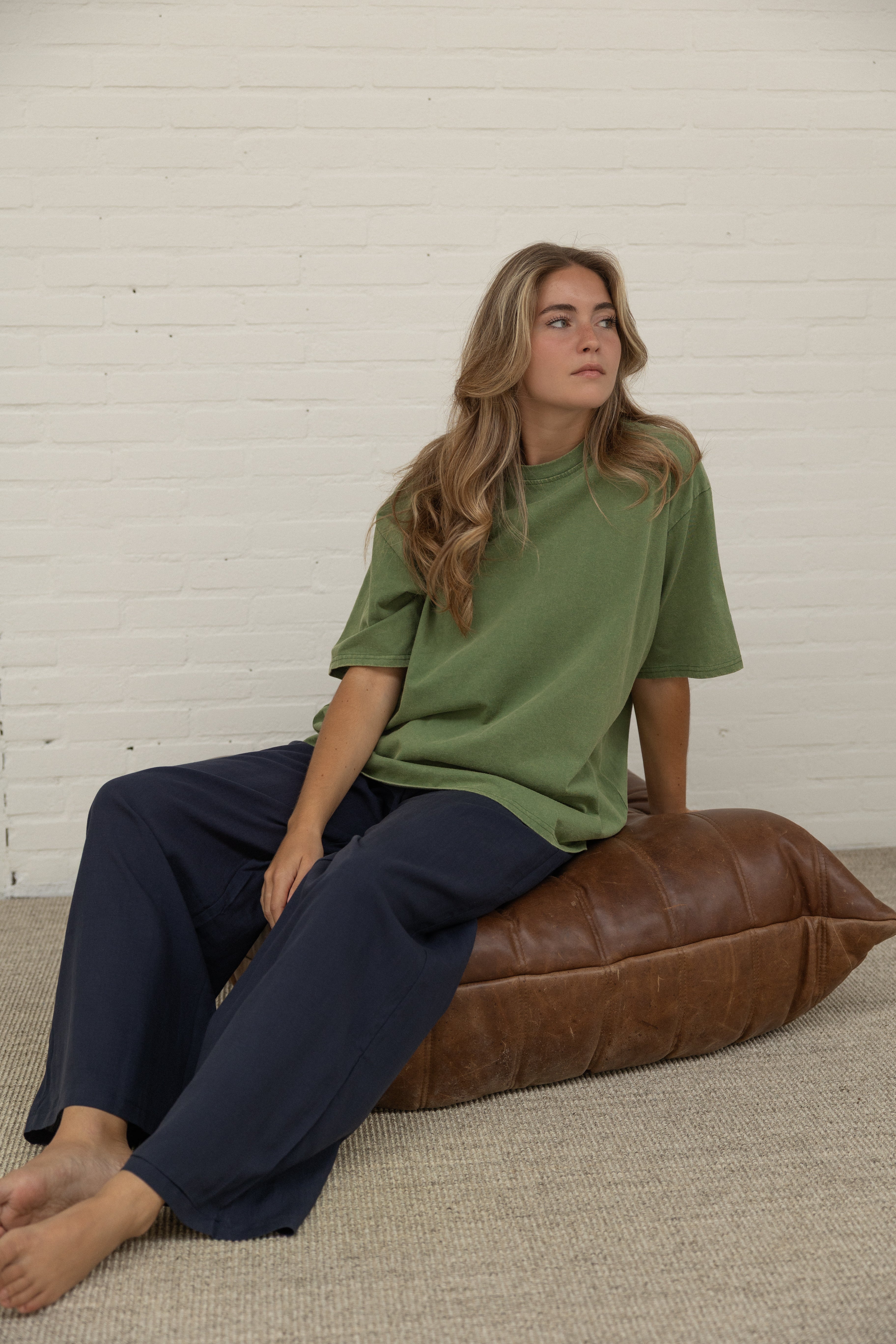 OVERSIZED MABEL TEE GREEN