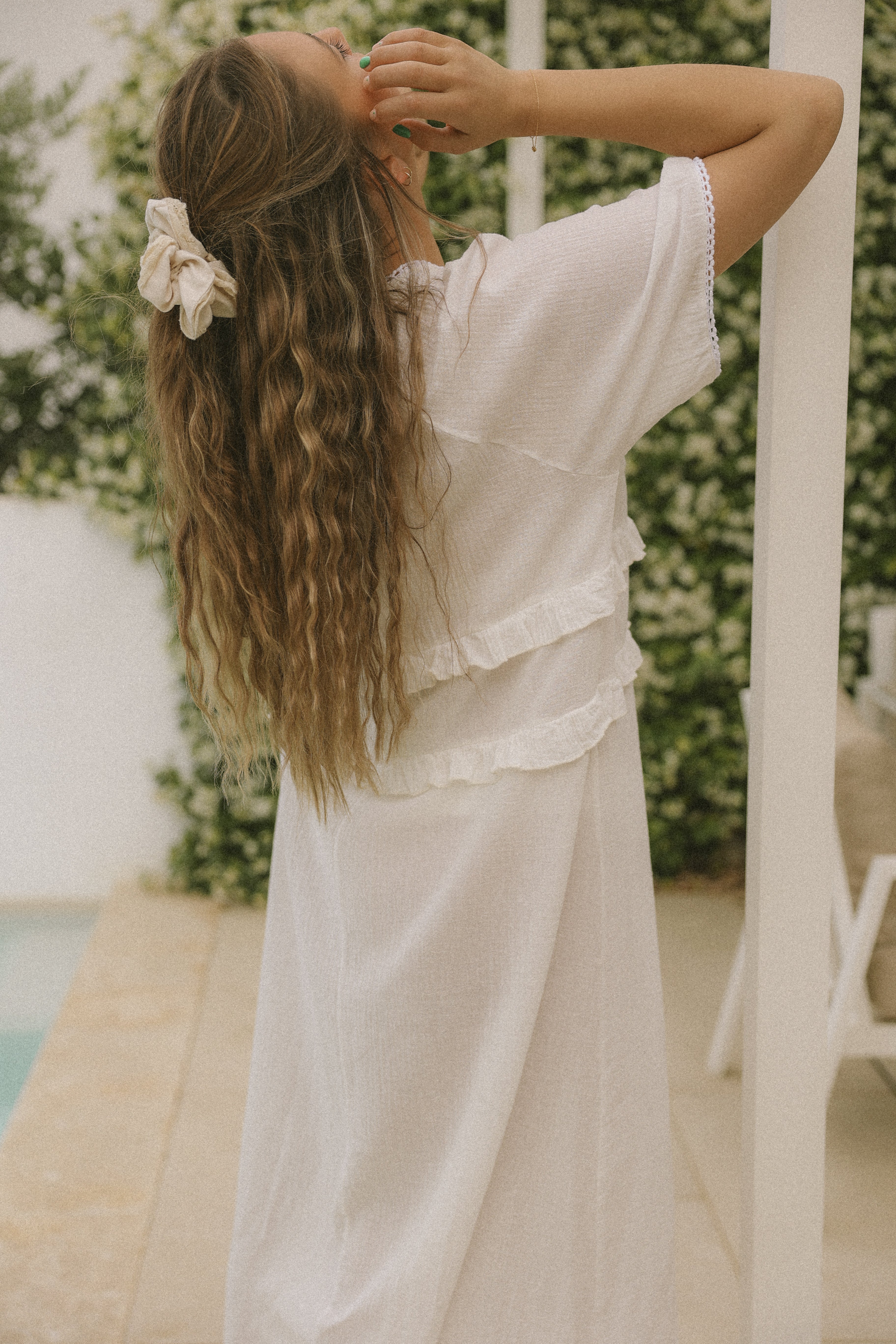 MAXI BEACH DRESS WHITE