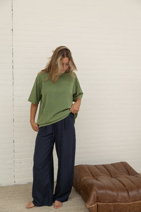 WIDE JANE PANTS NAVY