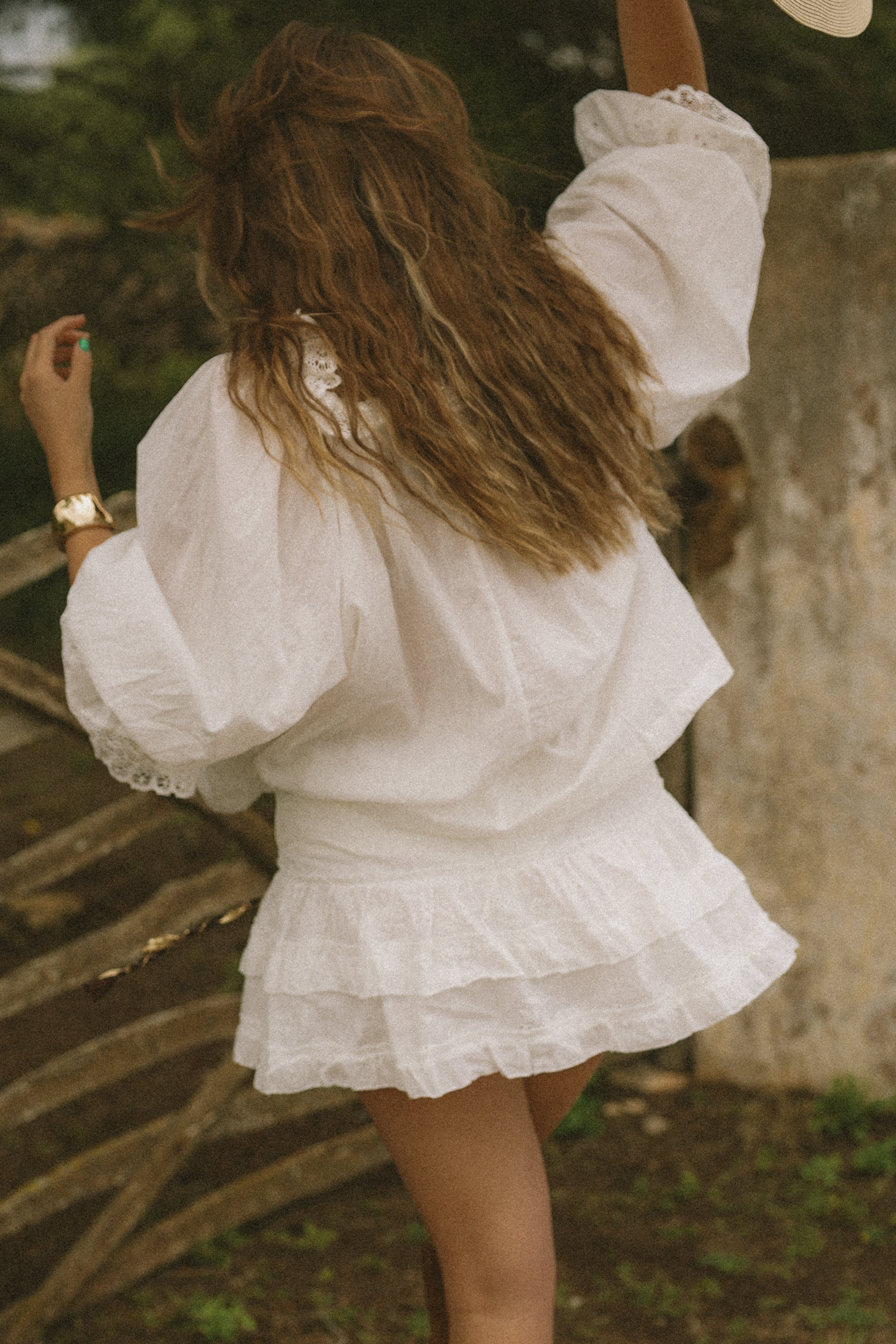 BRODERIE SAAR TOP WHITE