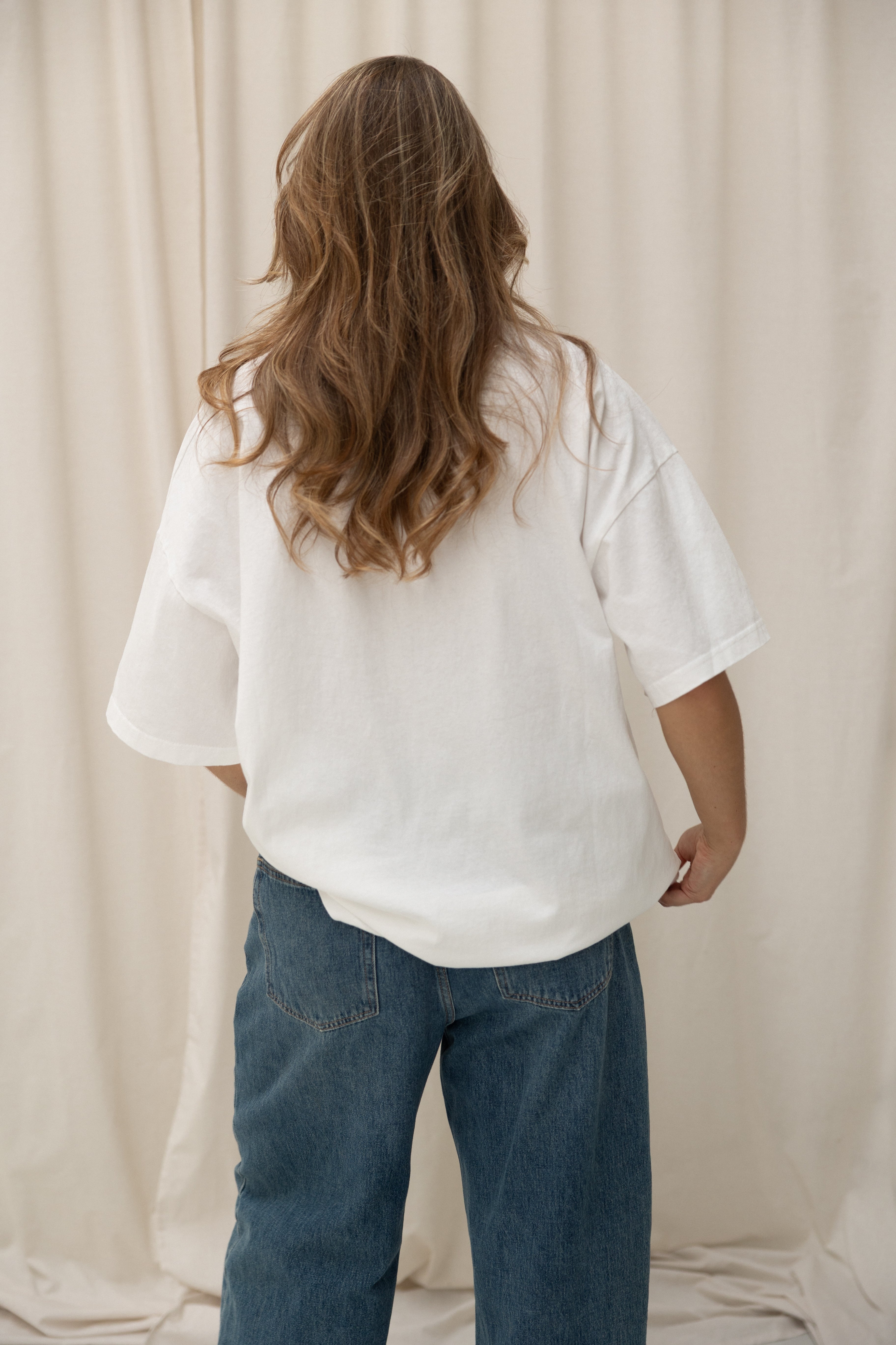 OVERSIZED VEGAS TEE WHITE