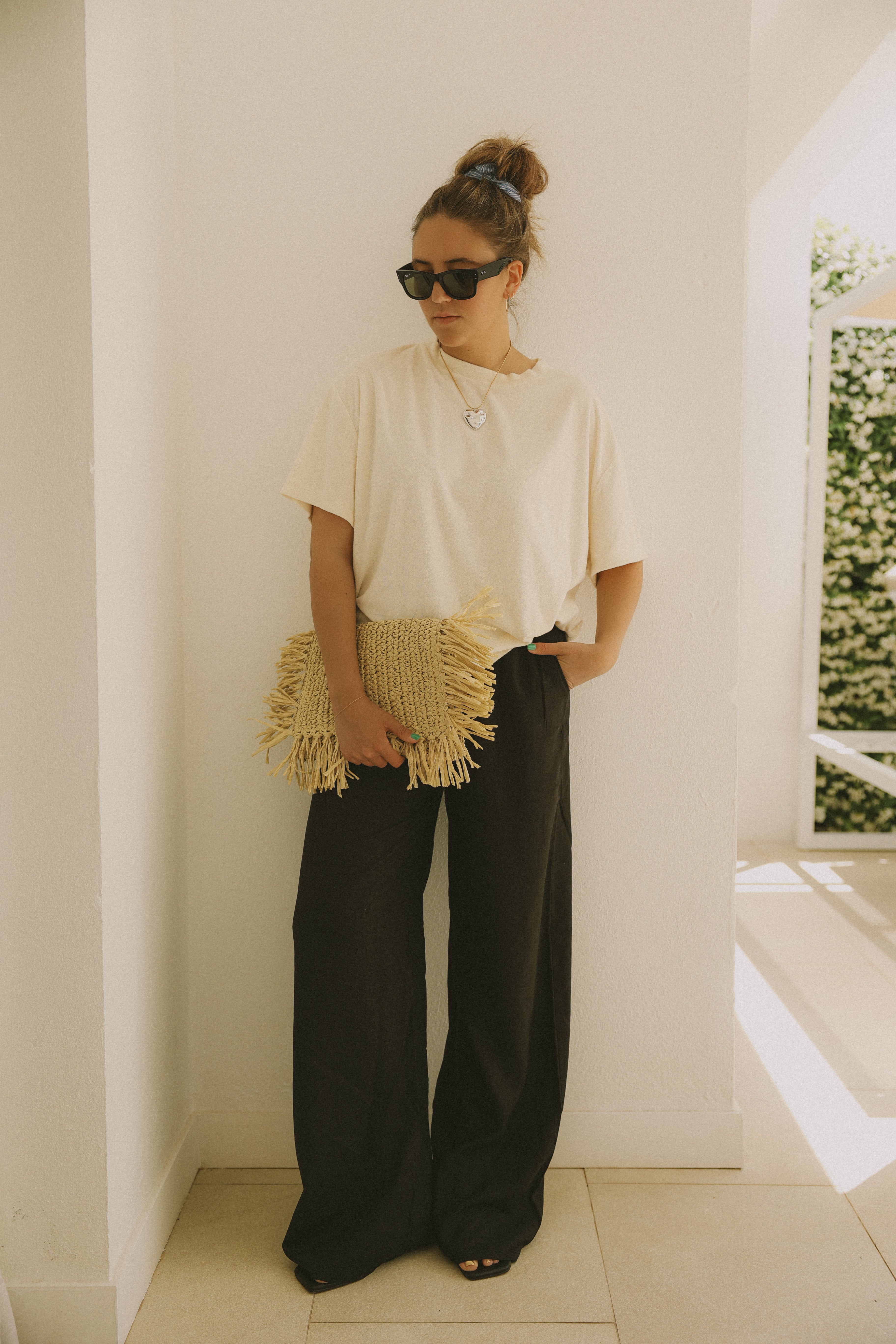 ESSENTIAL LINNEN PANTS BLACK