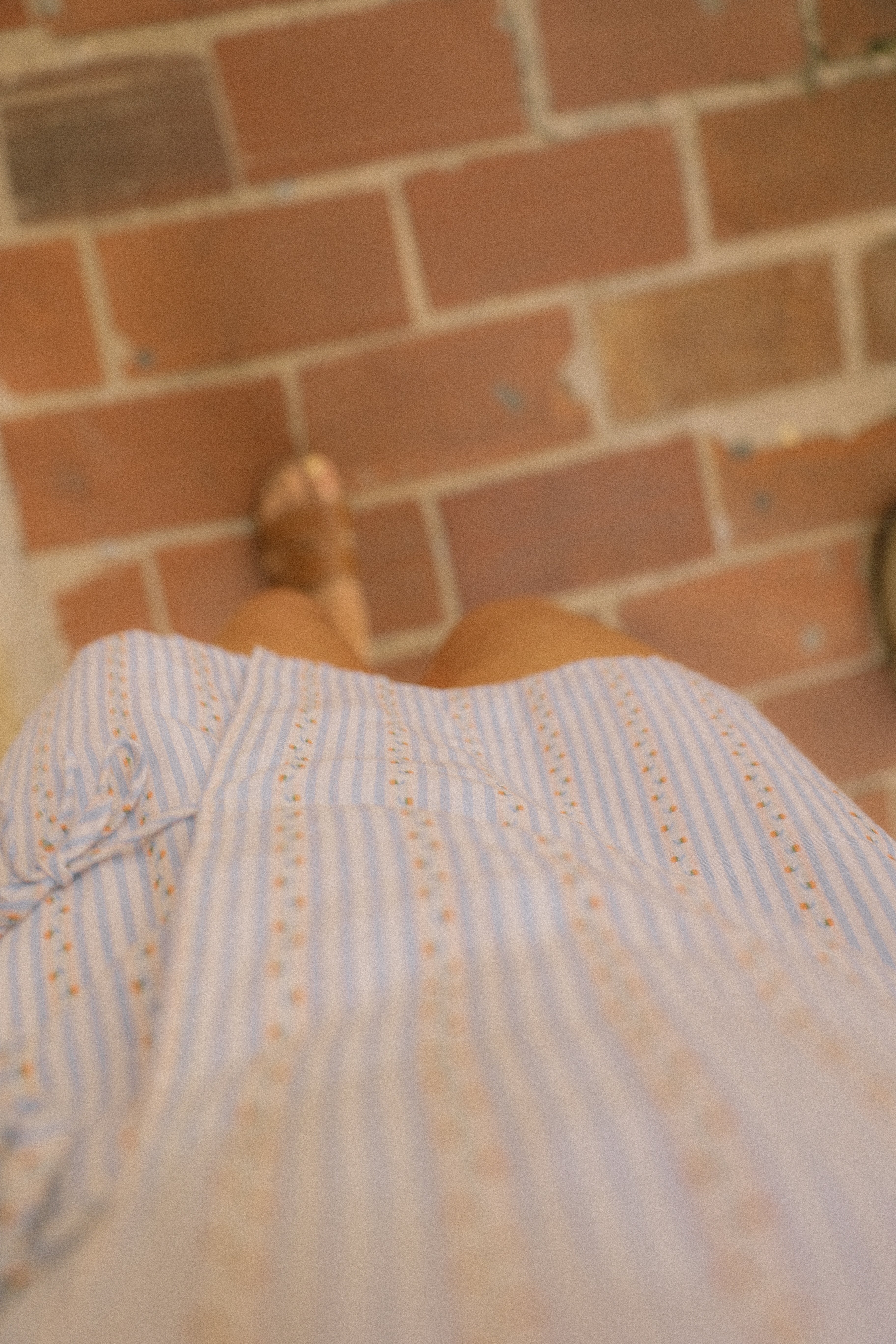 JULIA DRESS BLUE STRIPED