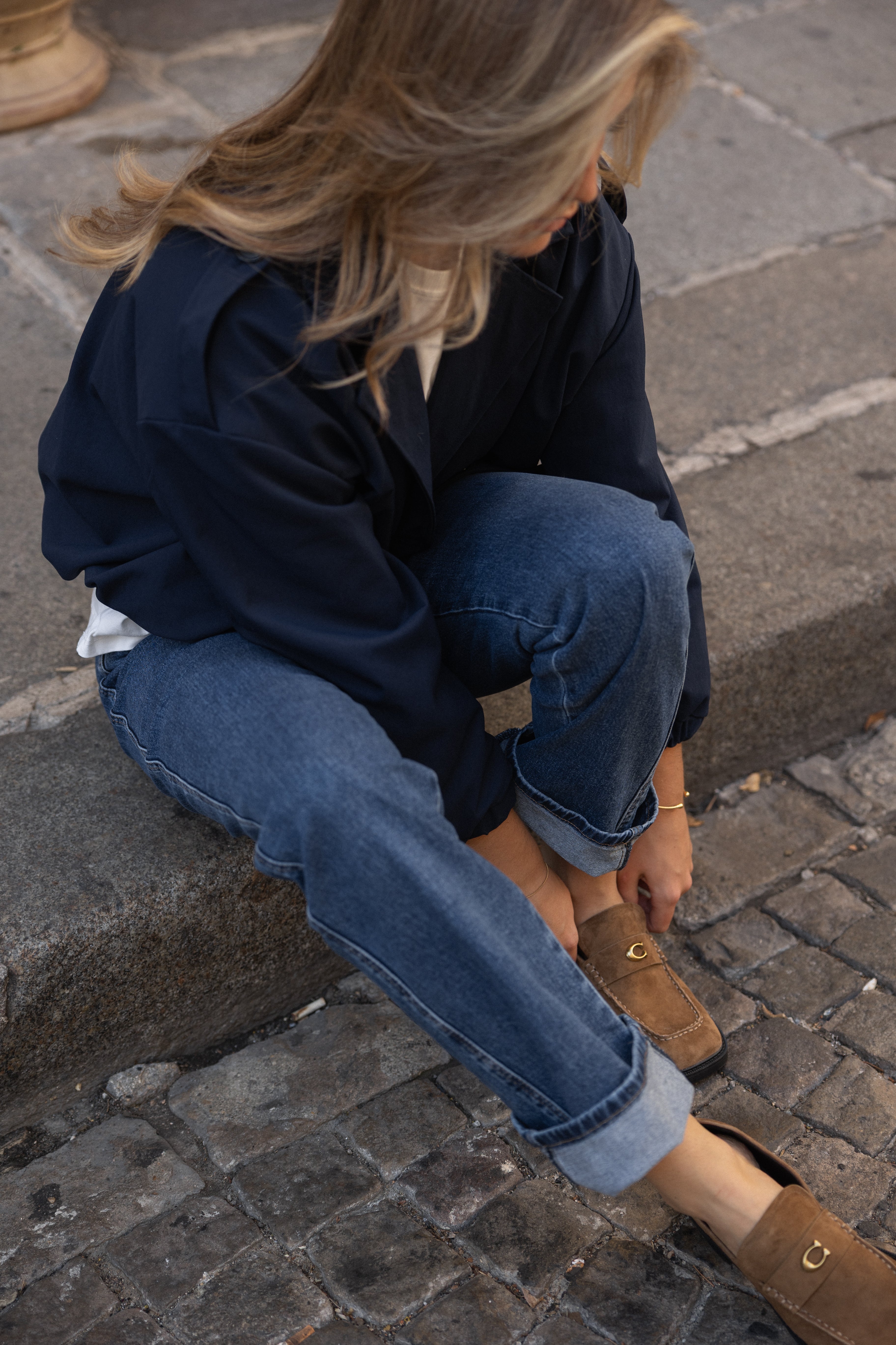 SOPHIE TRENCH COAT NAVY
