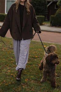 WOOL STELLA COAT CHOCO
