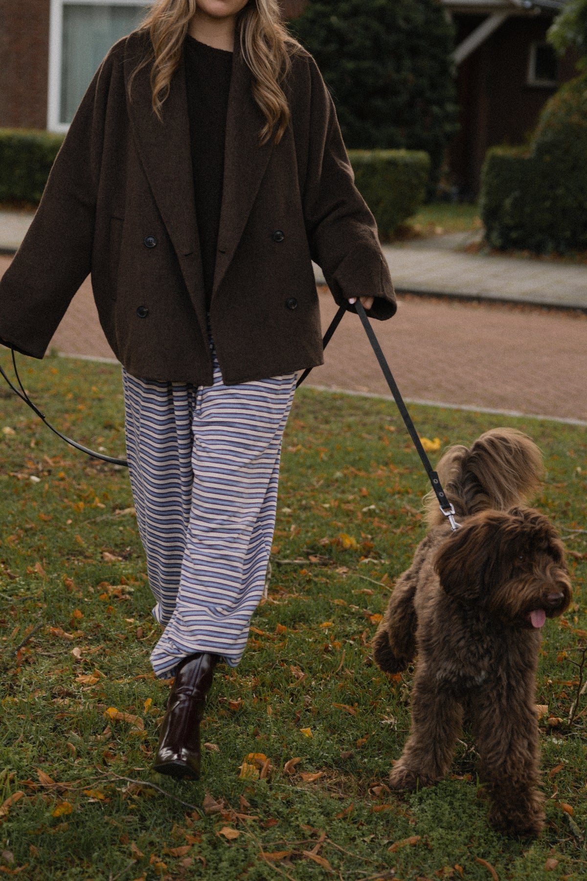 WOOL STELLA COAT CHOCO