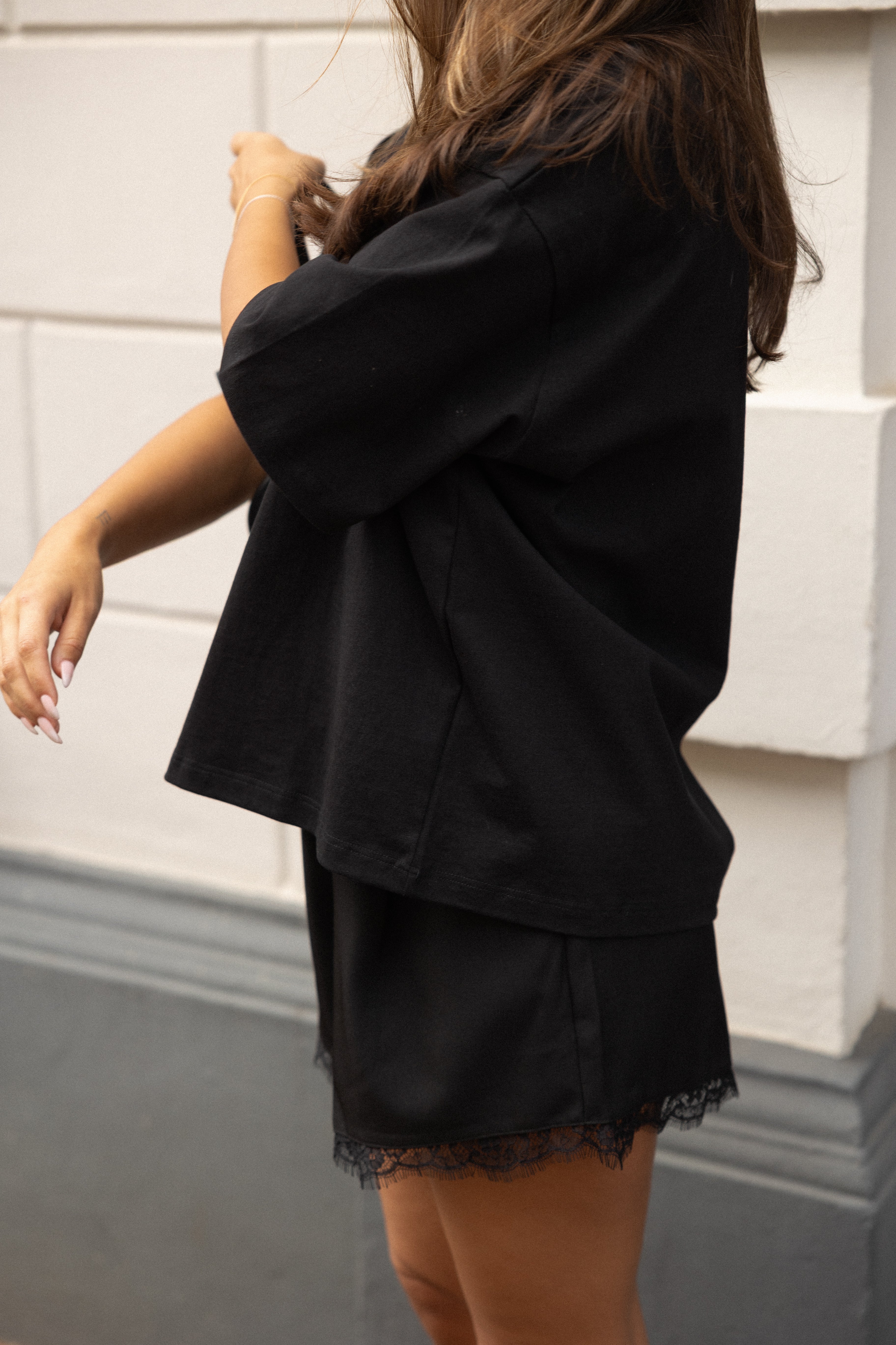 BASIC COTTON TEE BLACK