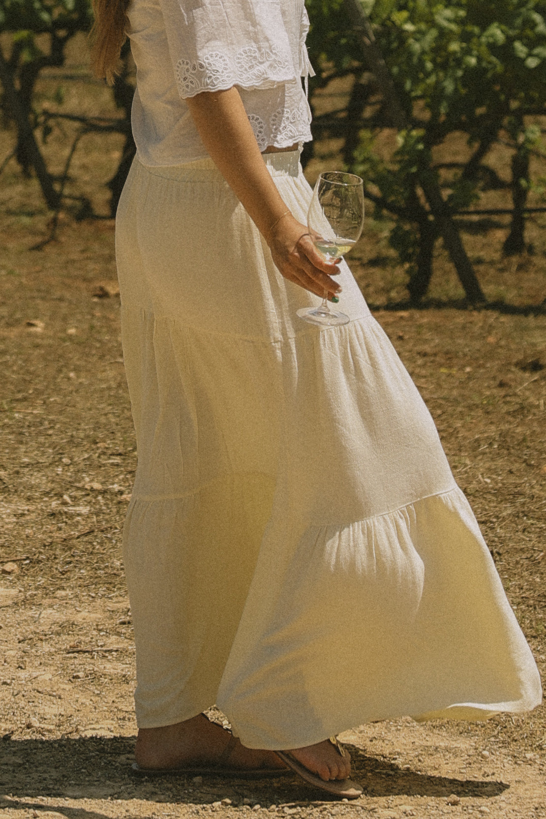 LINNEN MAXI SKIRT BUTTER YELLOW