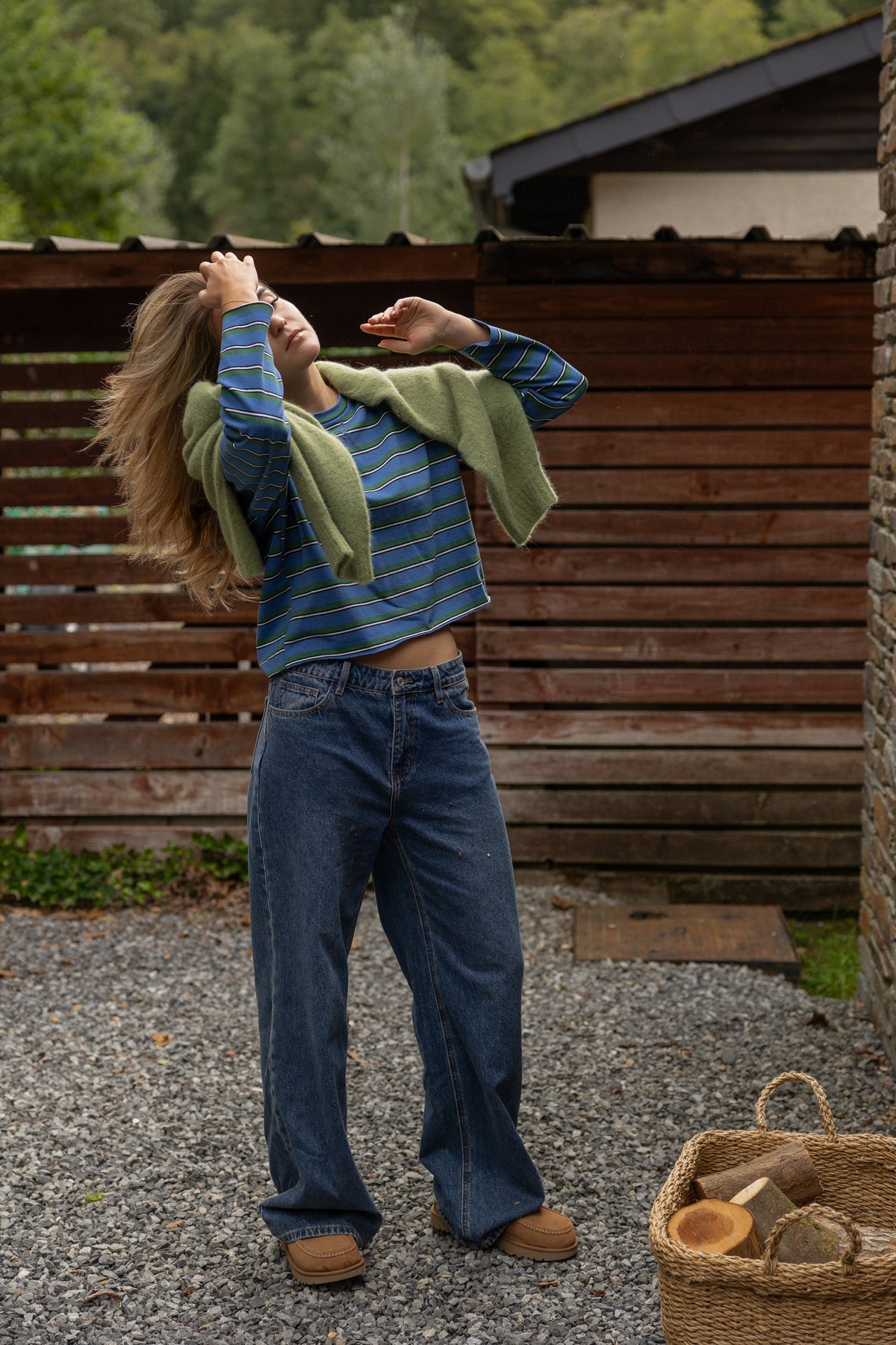 STRIPED LÉA LONGSLEEVE BLUE