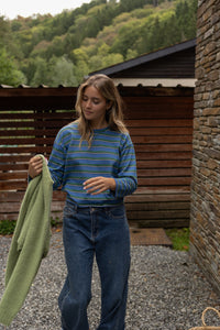 STRIPED LÉA LONGSLEEVE BLUE