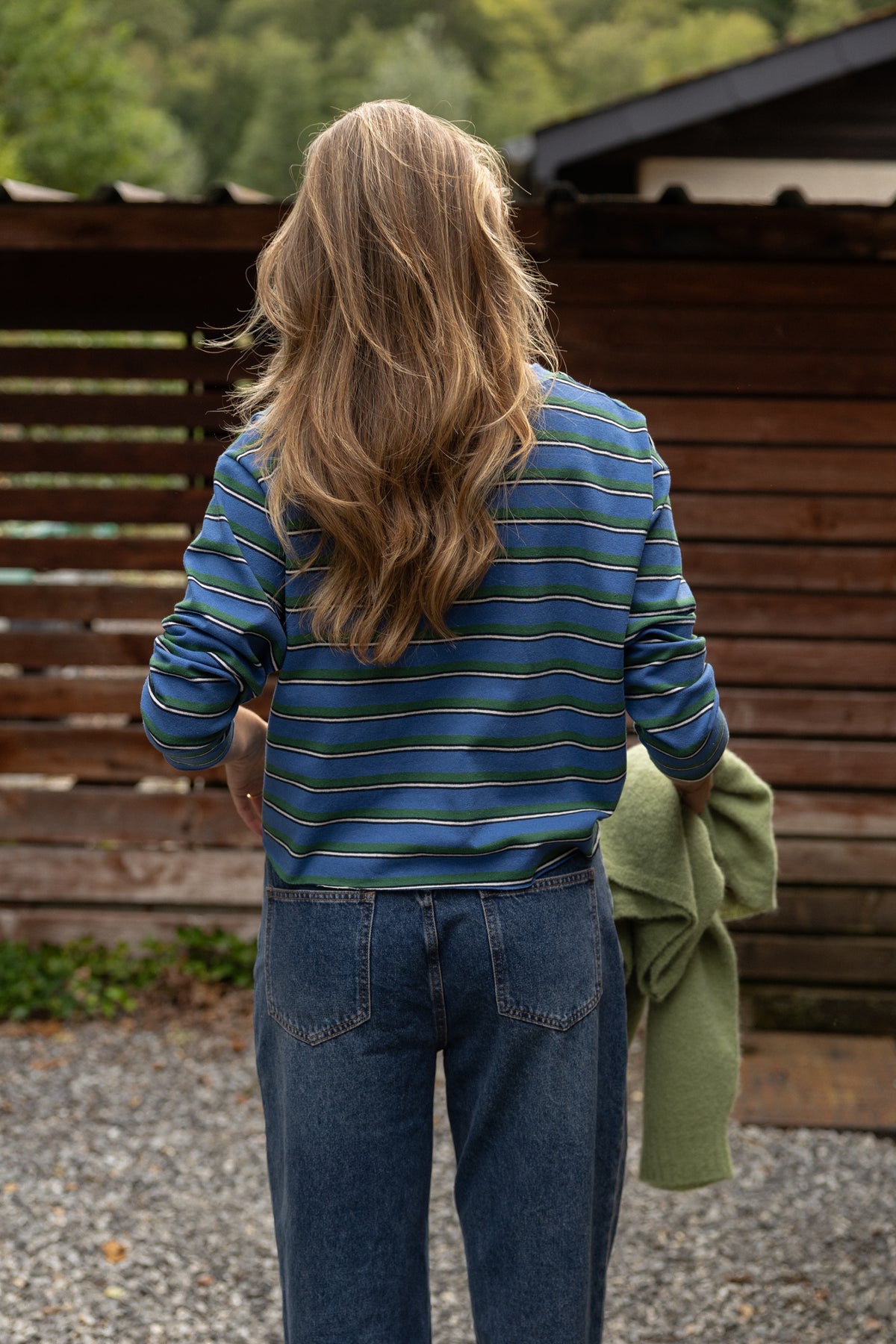 STRIPED LÉA LONGSLEEVE BLUE
