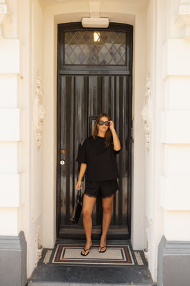 BASIC COTTON TEE BLACK