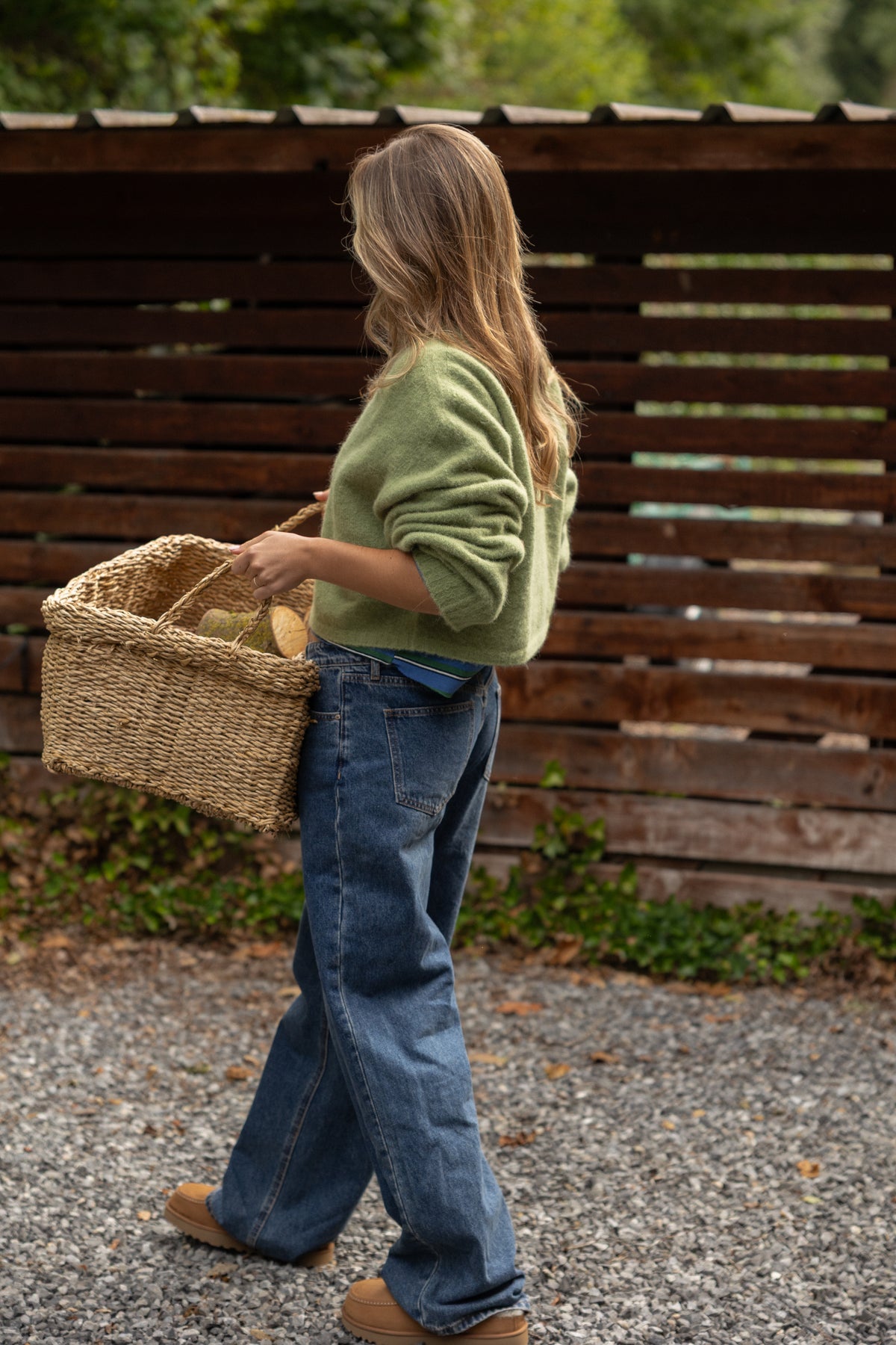 FULL LENGHT WIDE CELESTE JEANS DARK DENIM