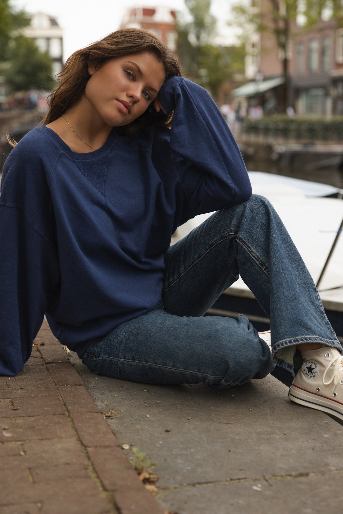 FRANKIE SWEATER MARINE