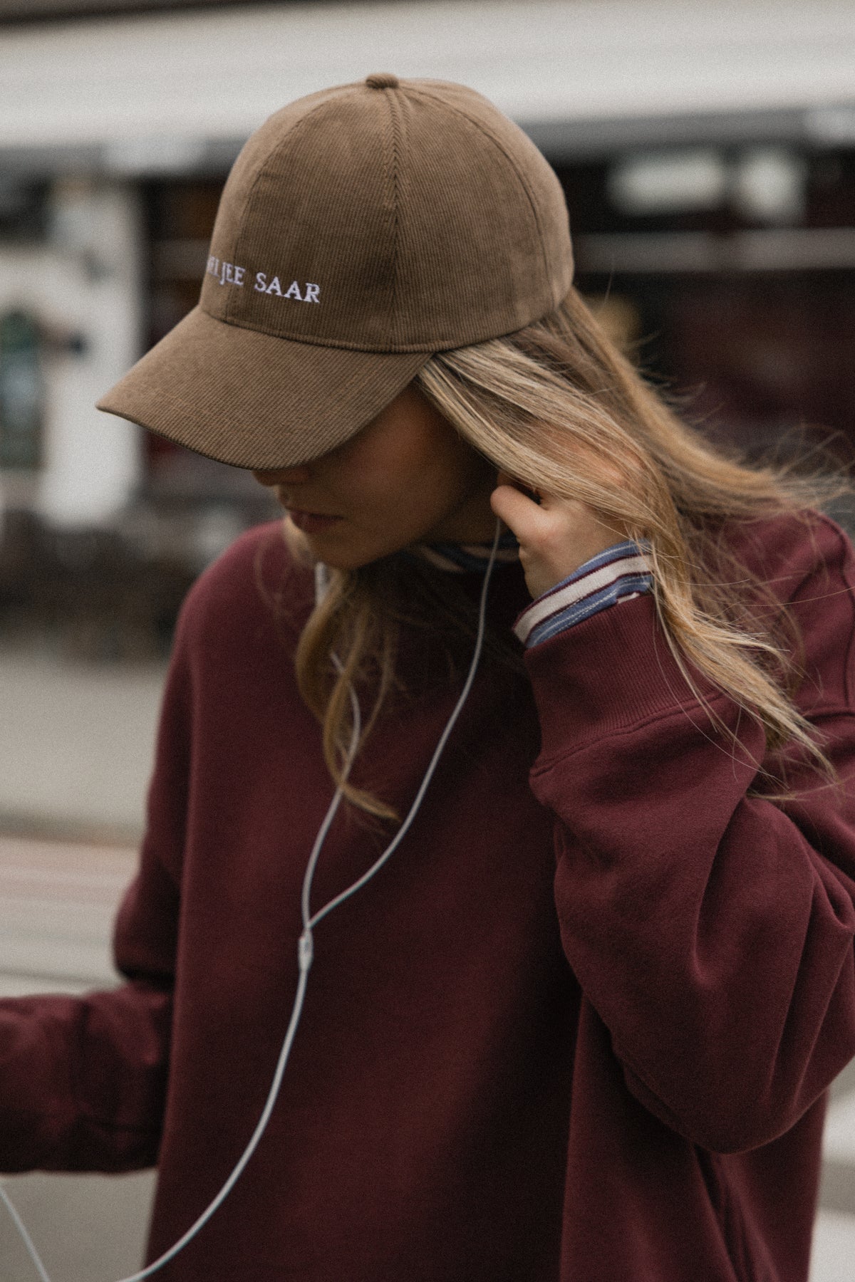ATELJEE SAAR CAP KAKI/TAUPE