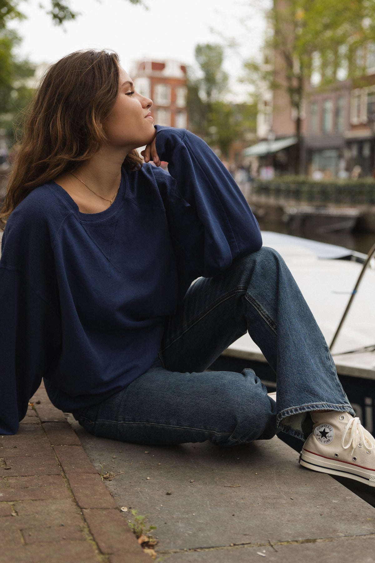FRANKIE SWEATER MARINE