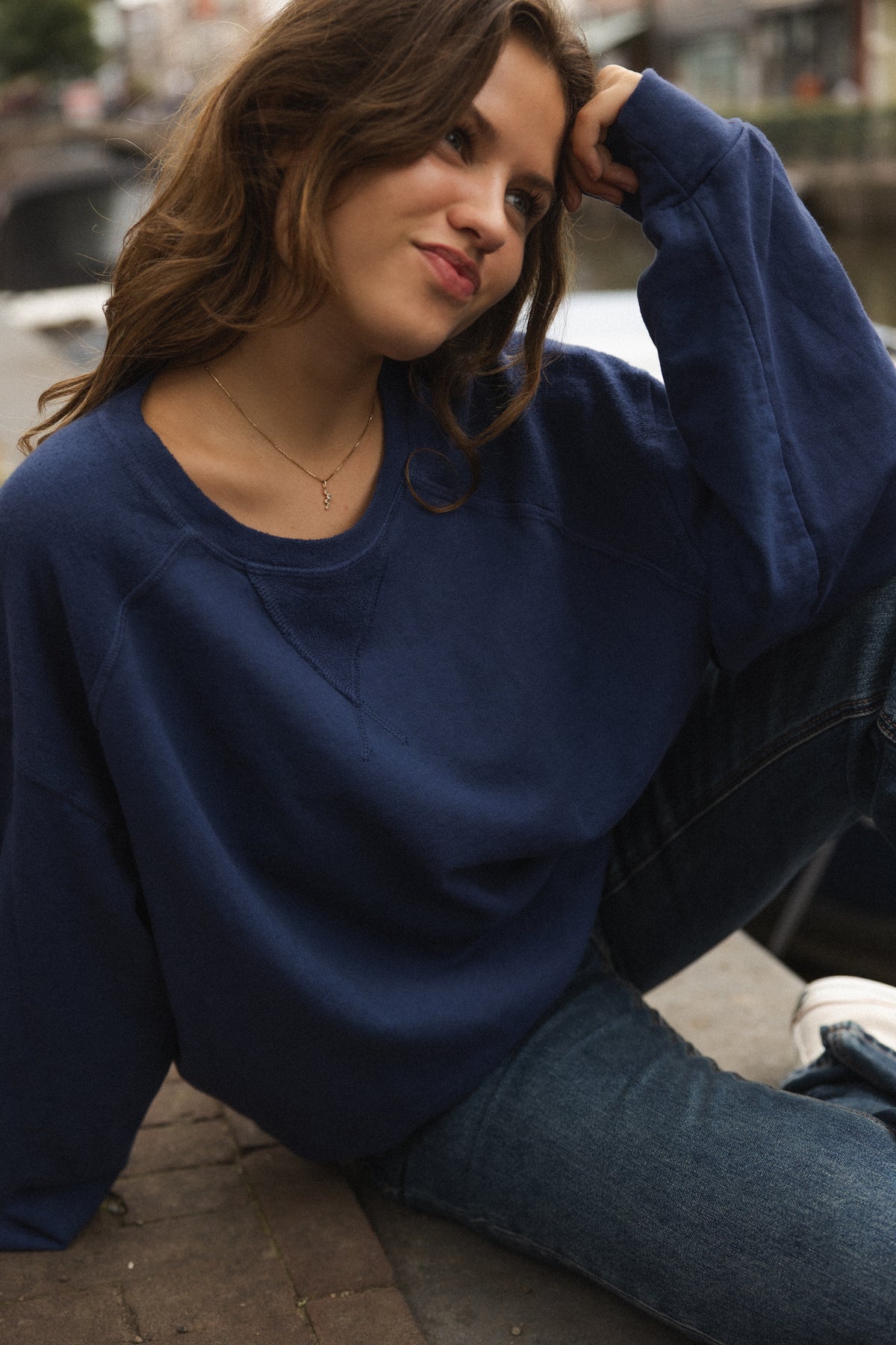 FRANKIE SWEATER MARINE
