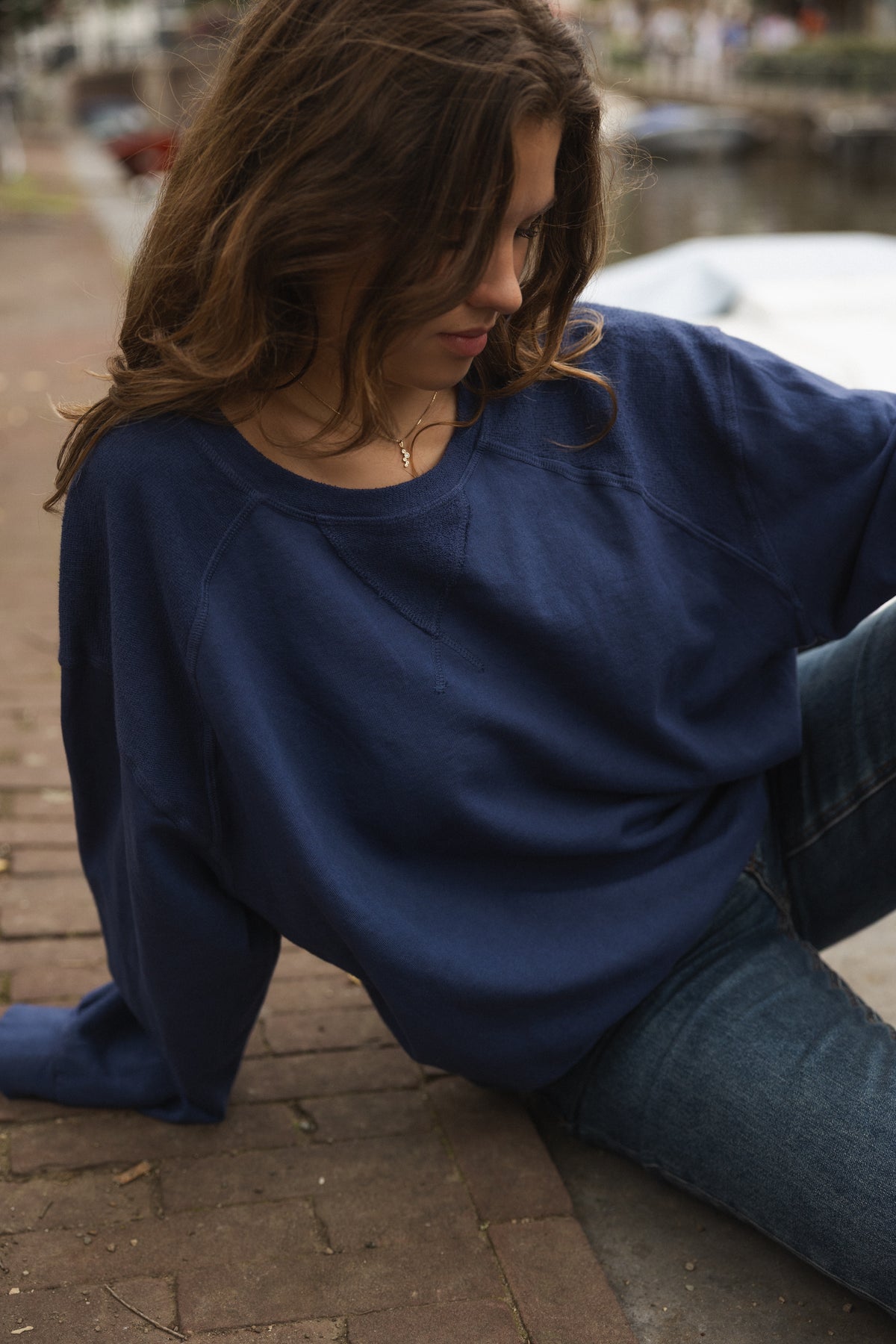 FRANKIE SWEATER MARINE