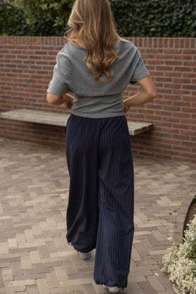OFF SHOULDER BASIC TOP GREY