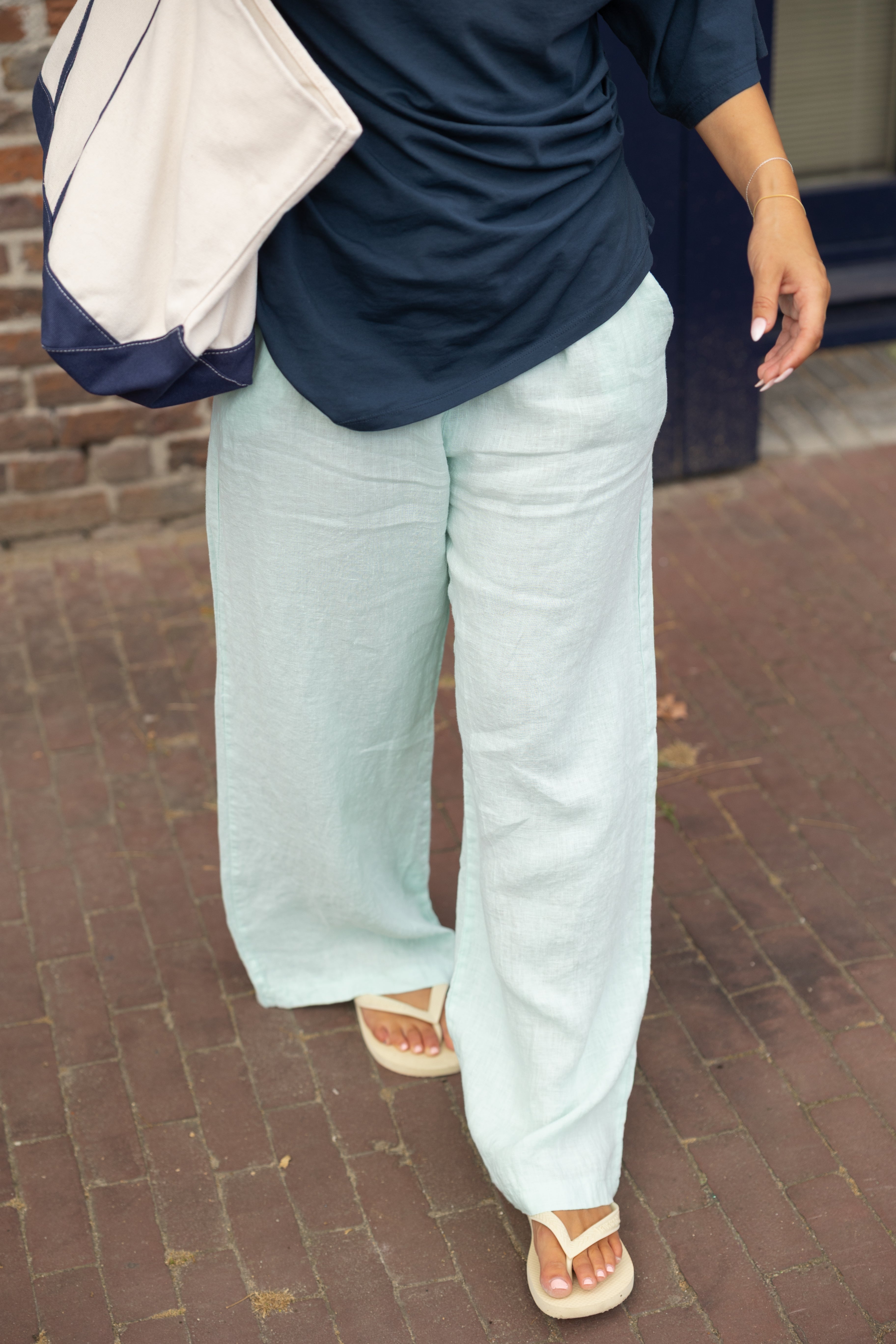 LINNEN RAE PANTS LIGHTGREEN