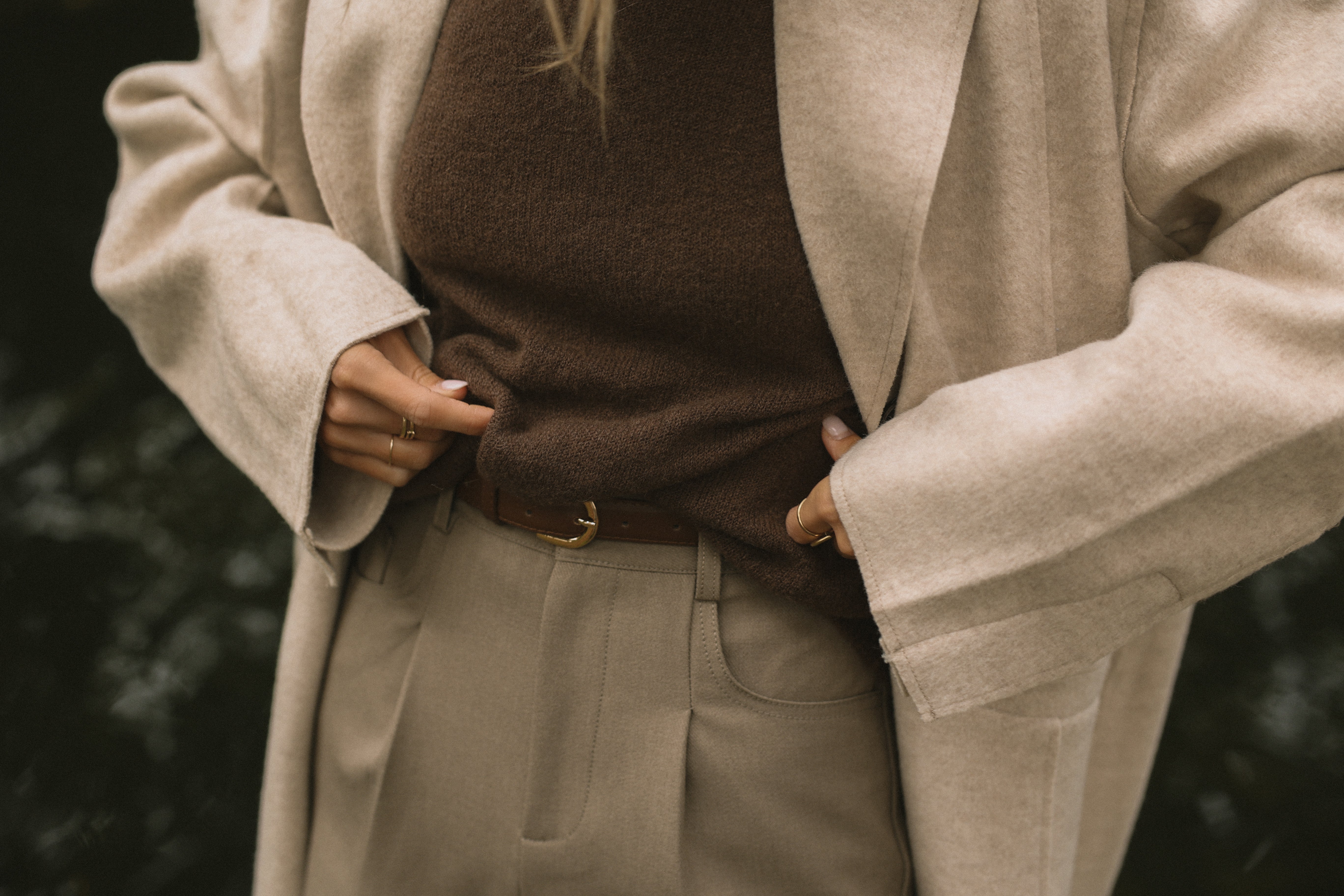 WIDE SLEEVE SARAH KNIT CHOCO