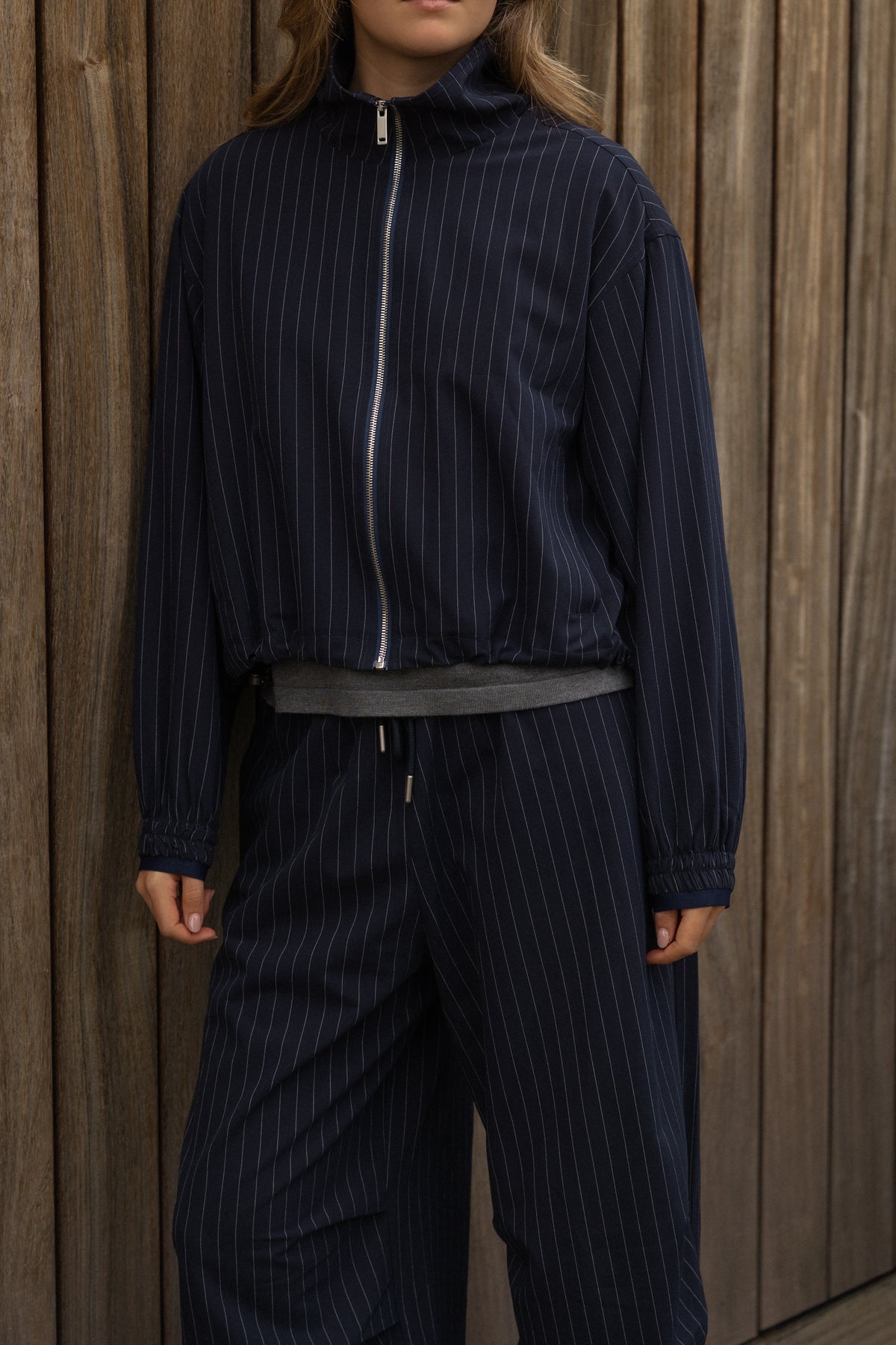 KELLY JACKET STRIPED NAVY