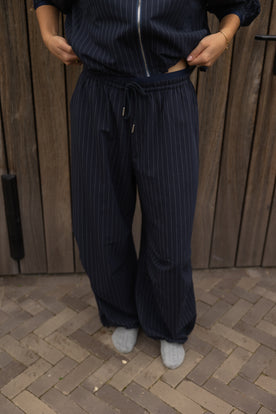 KELLY PANTS STRIPED NAVY