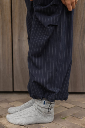 KELLY PANTS STRIPED NAVY